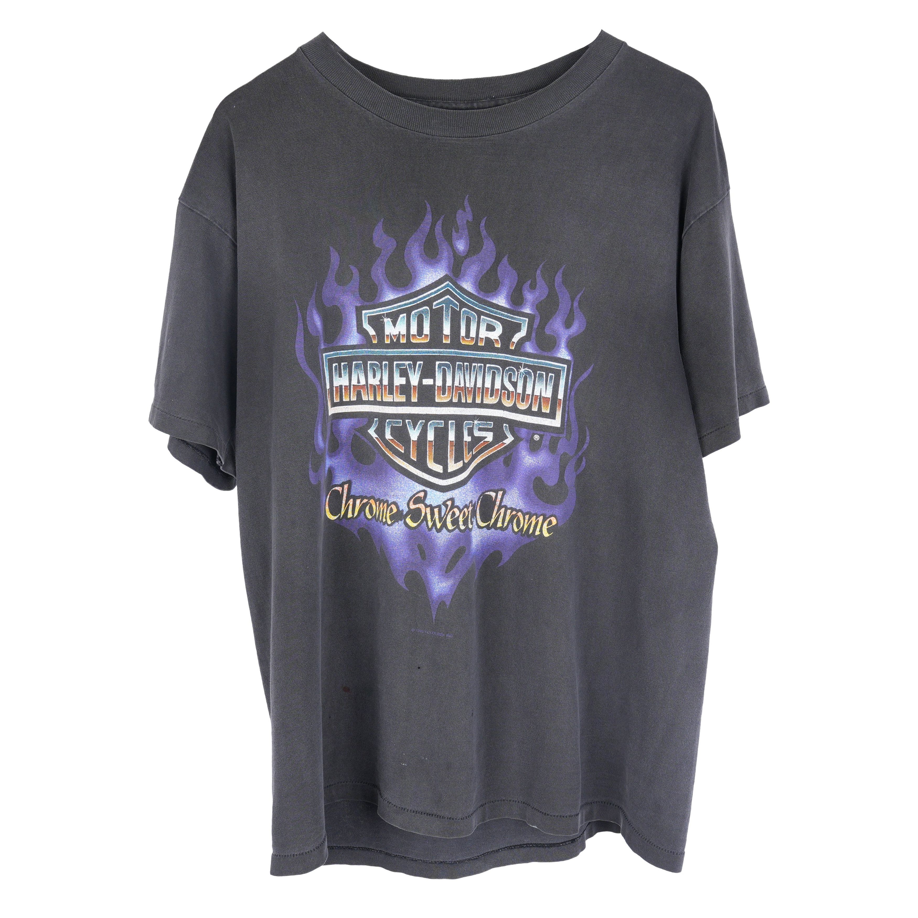 Vintage VINTAGE 90'S HARLEY DAVIDSON CHROME SWEET CHROME TEE Size US L / EU 52-54 / 3 - 1 Thumbnail