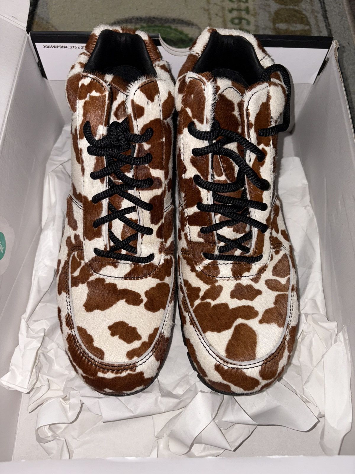 Nike Nike Air Max Goadome Sail Cocoa Wow Cow Print Pony Hair Size US 11.5 / EU 44-45 - 3 Thumbnail
