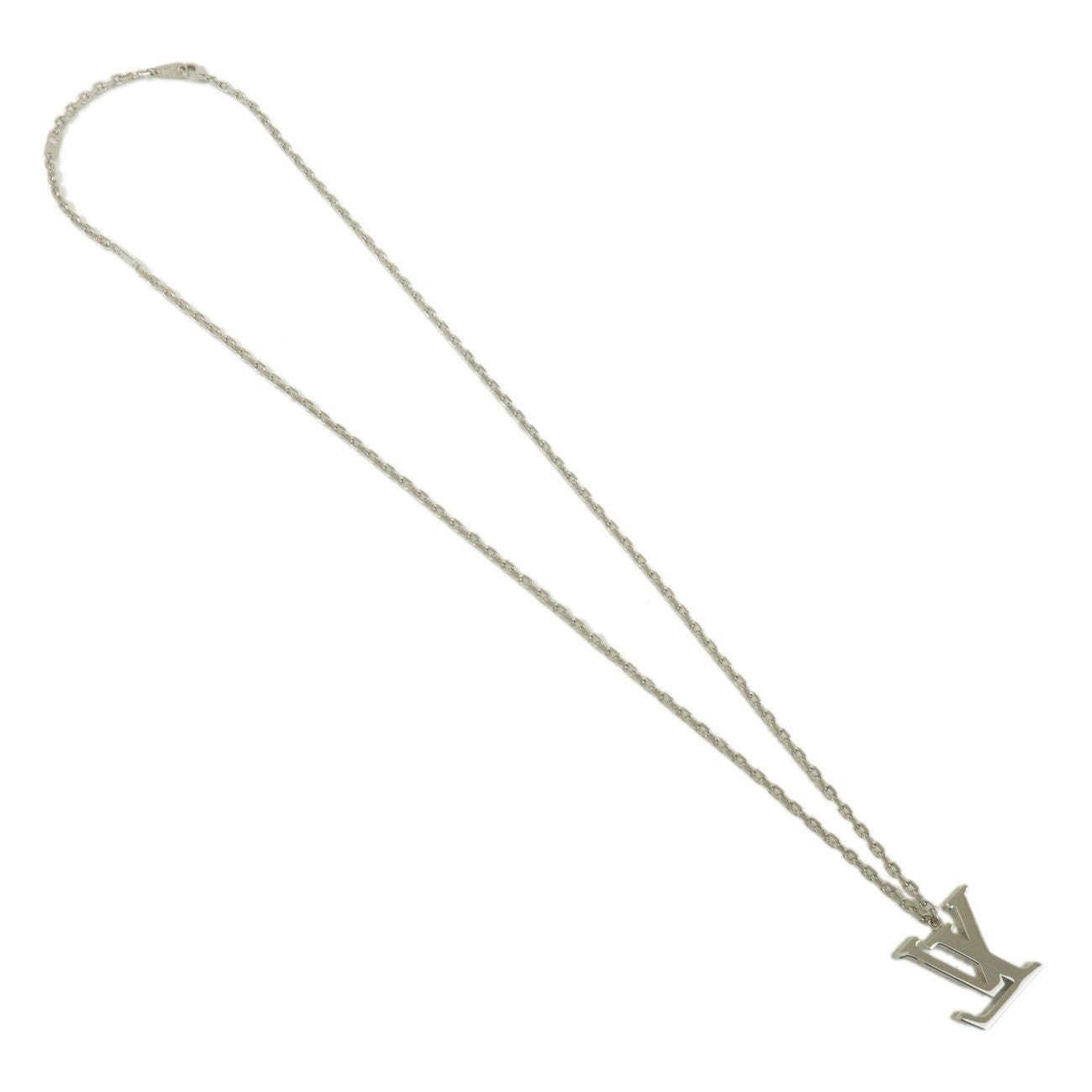 Louis Vuitton Louis Vuitton Initiales Metal Necklace Silver Size ONE SIZE - 2 Thumbnail