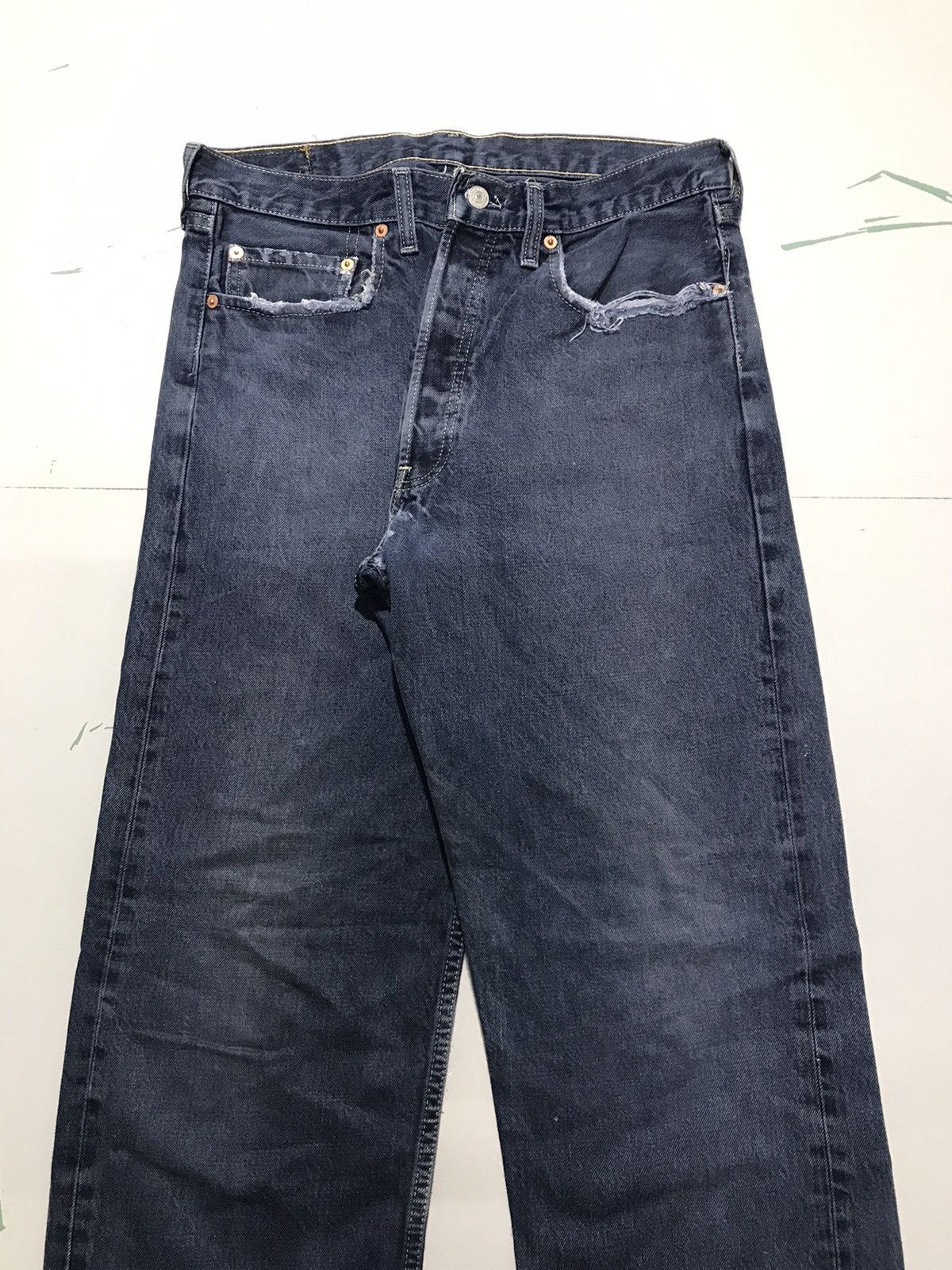 Levi's Vintage Levi’s buckle belt denim Size US 34 / EU 50 - 5 Thumbnail