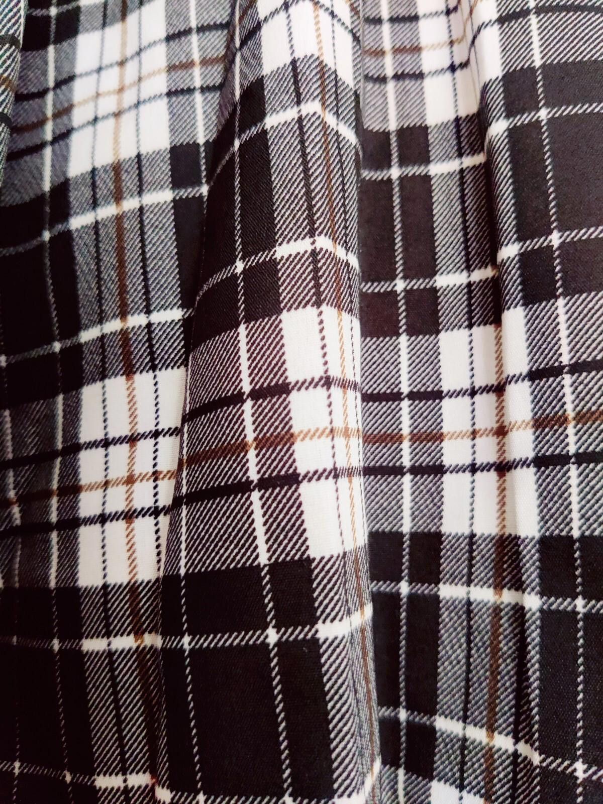 Other DJT Plaid Mini Skirt W/ Shorts Under Size Small S Womens Bla Size 28" / US 6 / IT 42 - 6 Thumbnail