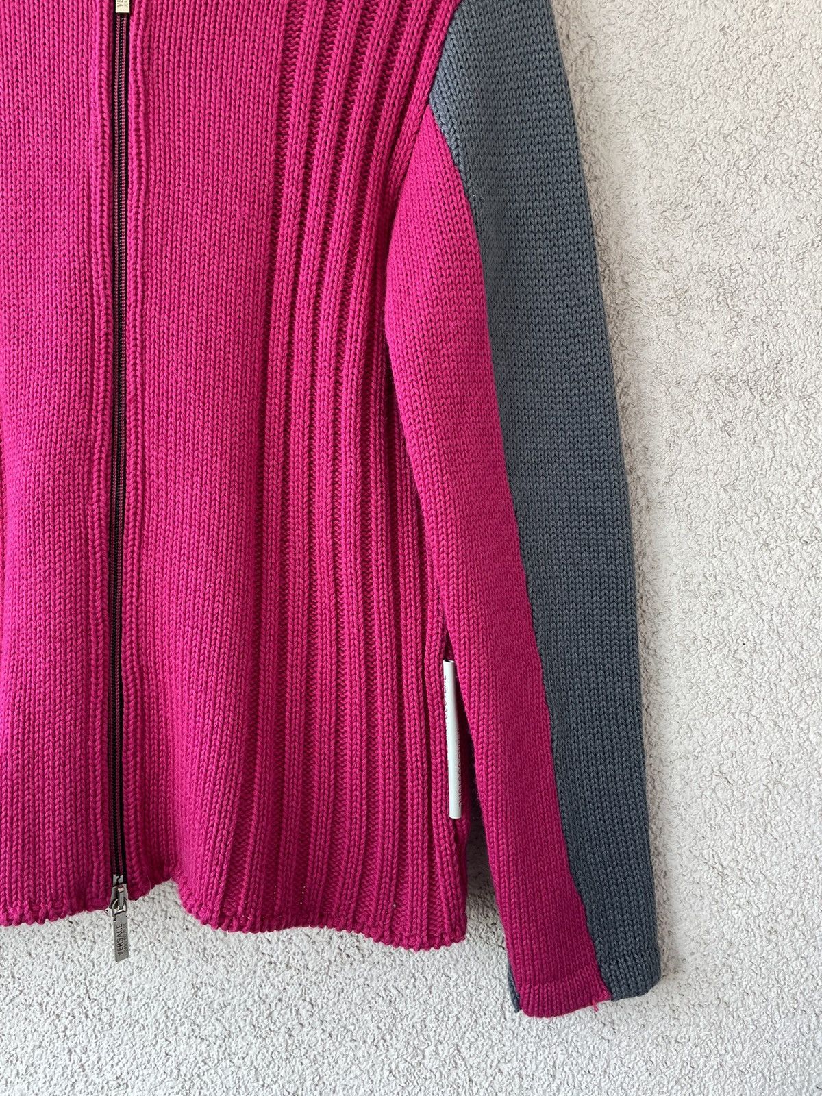 Versace Jeans Couture Versace Jeans Couture Women Pink Knitted Hoodie Size S Wool Size S / US 4 / IT 40 - 3 Thumbnail