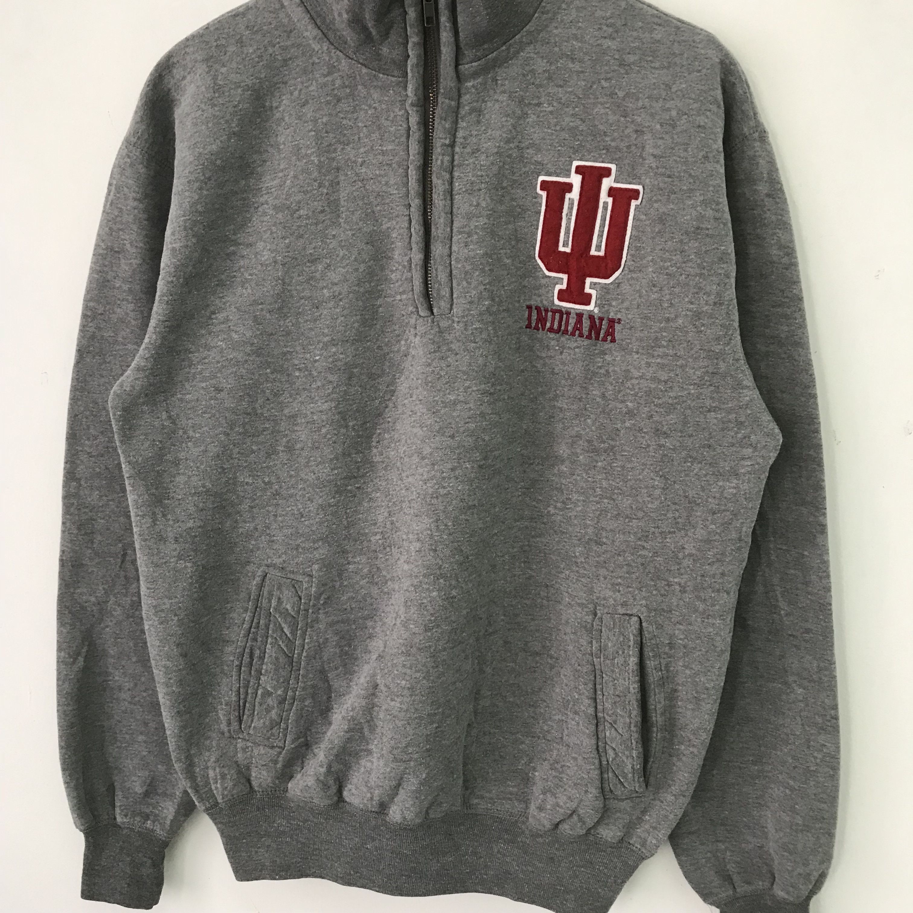 Vintage Vintage Indiana University Gray Sweatshirt - 509 Size US M / EU 48-50 / 2 - 3 Thumbnail