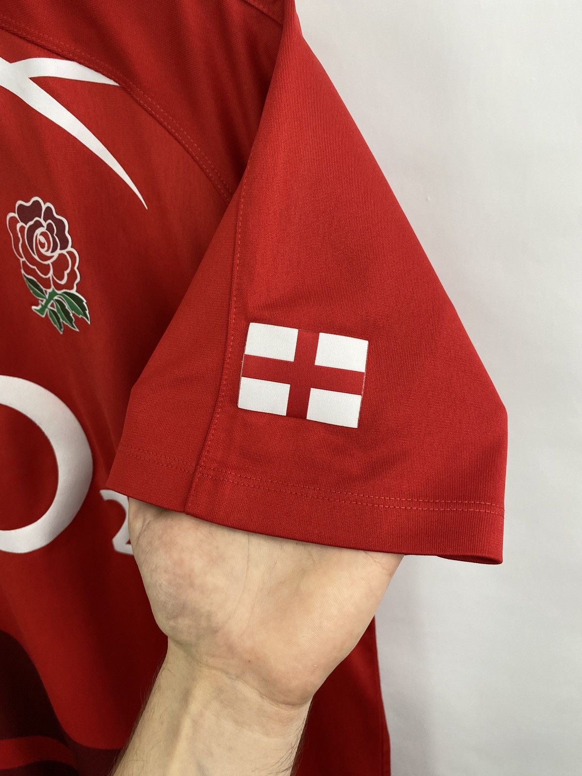 Nike 🏴󠁧󠁢󠁥󠁮󠁧󠁿 Vintage Nike Rugby England t-shirt rare retro Y2K hype Size US L / EU 52-54 / 3 - 5 Thumbnail