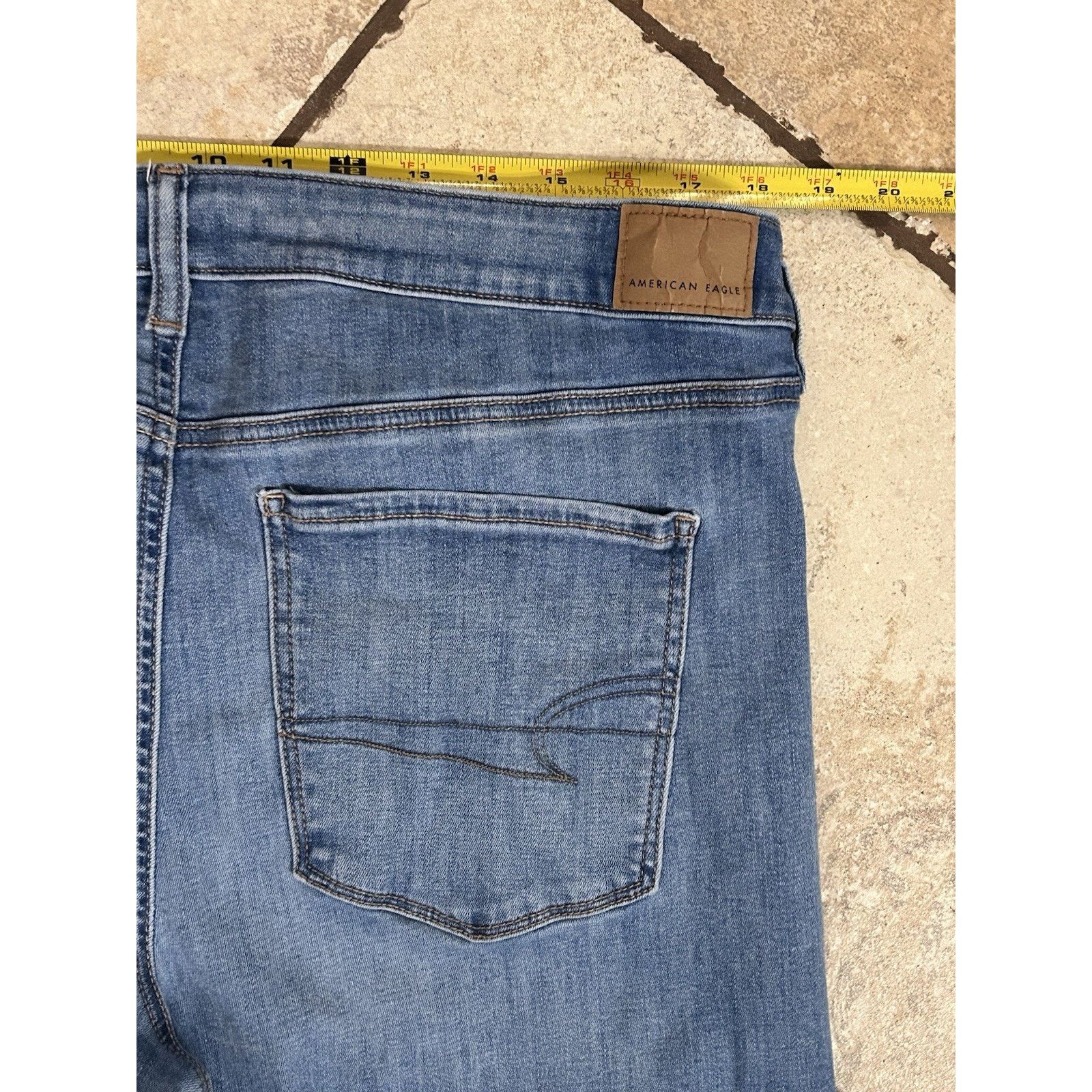 American Eagle Outfitters American Eagle Wmn Jeans Skinny Jeans 18s Next Level Stretch Size 40" / US 18 - 6 Thumbnail