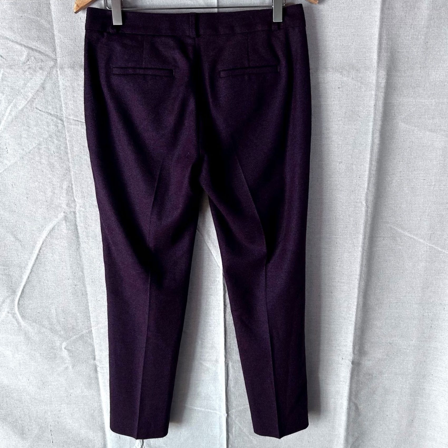 Banana Republic Banana Republic Ryan Nova Fides Italian Wool Blend Pants Purple 2P Short Size 26" / US 2 / IT 38 - 3 Thumbnail
