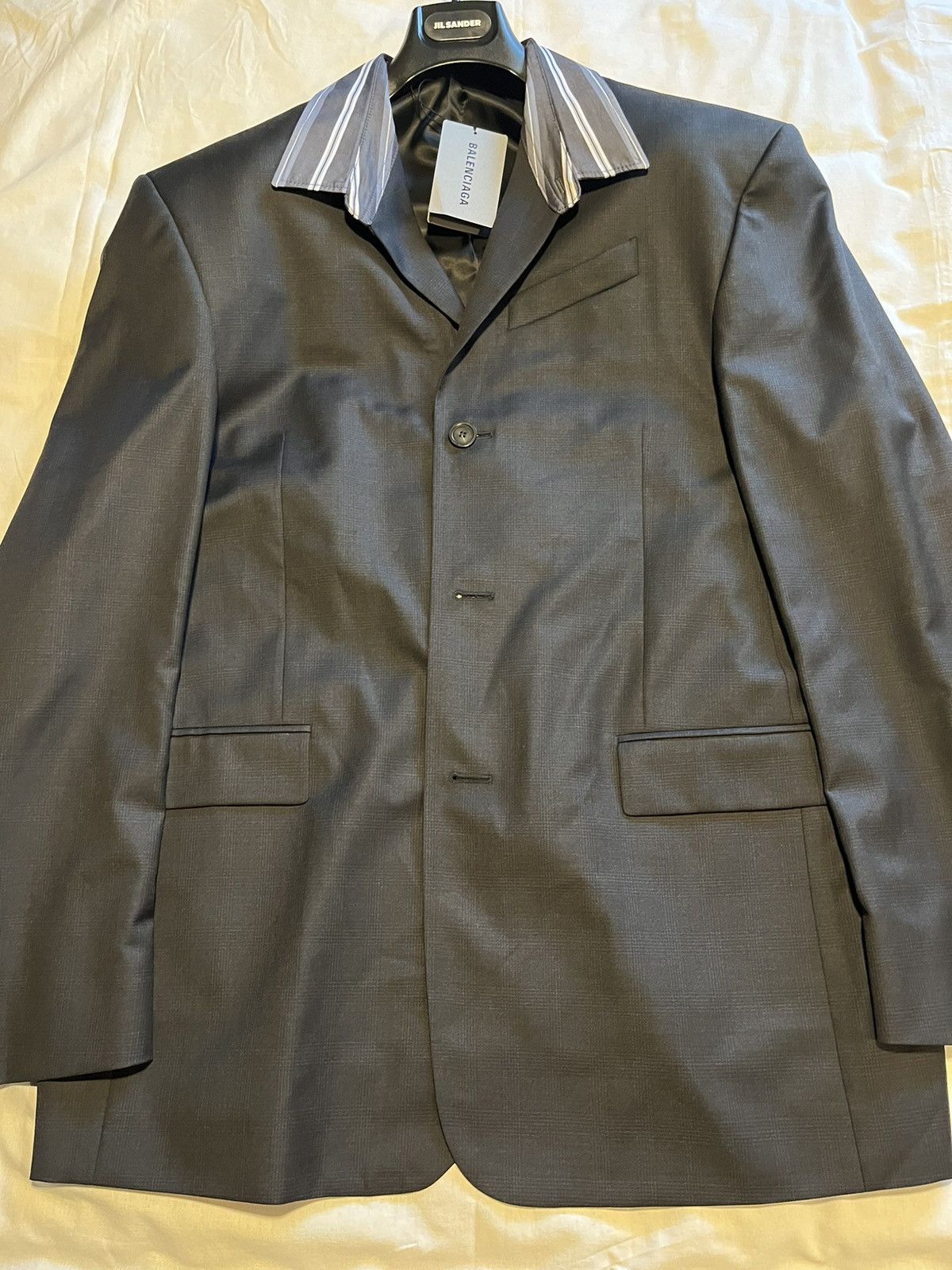 Balenciaga Balenciaga shirt collar oversized blazer. Size US M / EU 48-50 / 2 - 2 Thumbnail