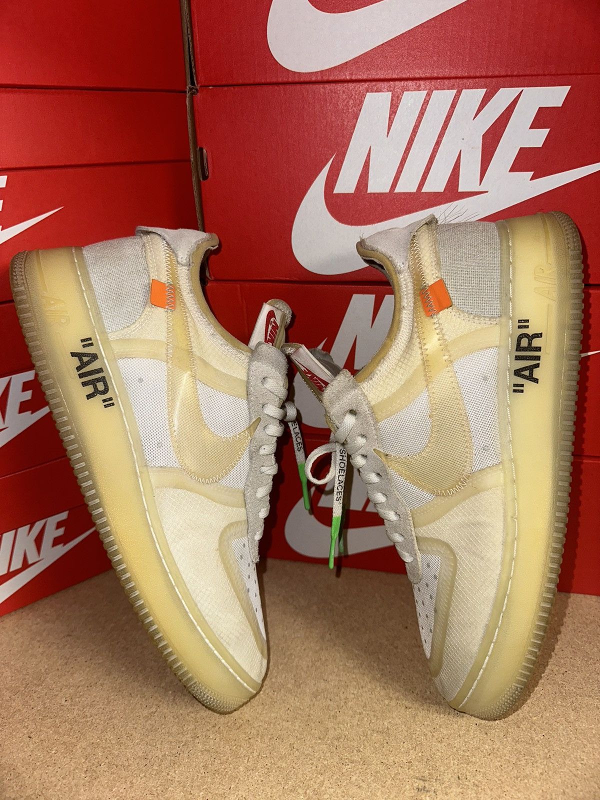 Nike Nike OFF-WHITE x Air Force 1 Low The Ten Virgil | Grailed