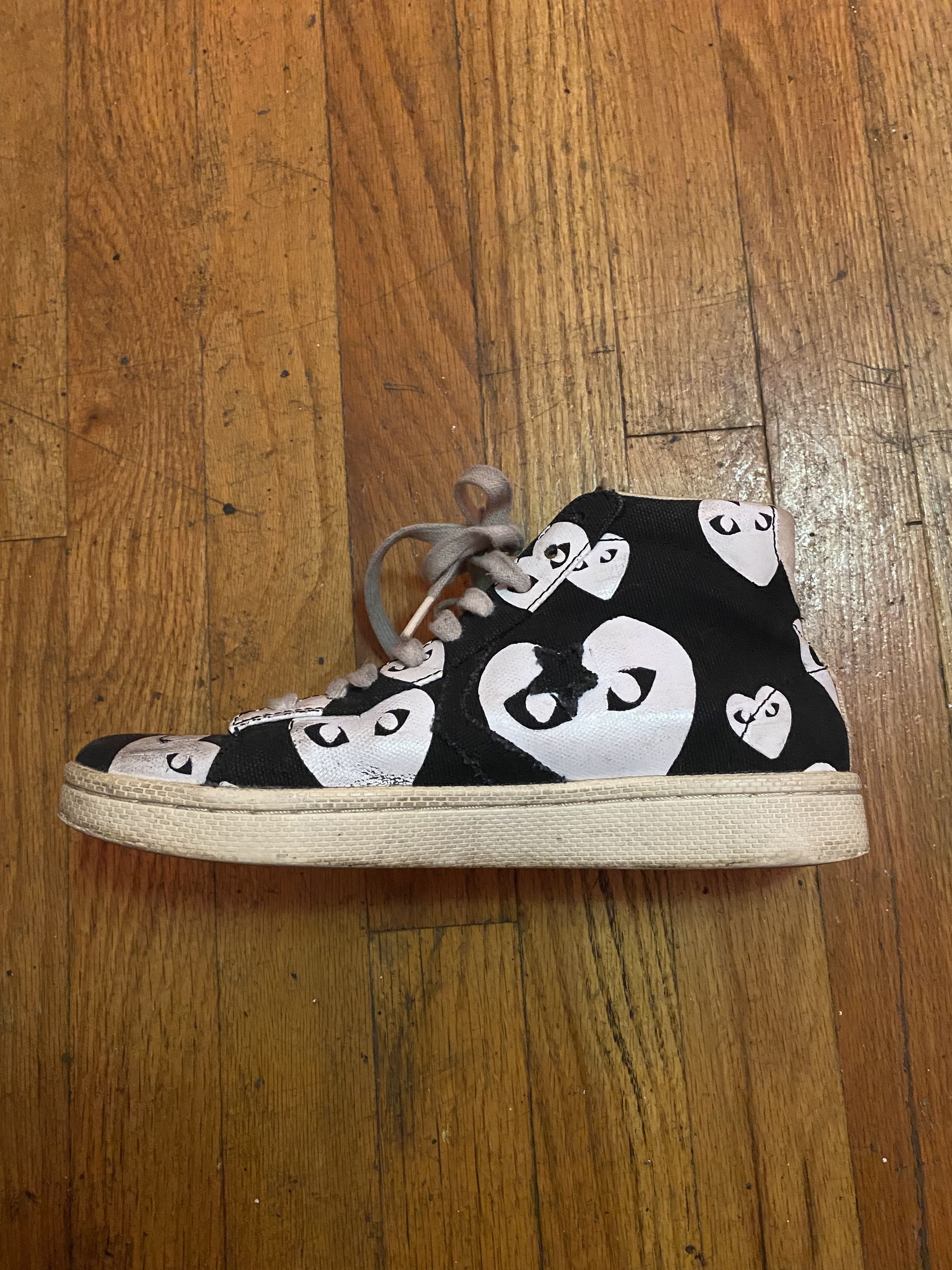 Comme des Garcons COMME DES GARÇONS x CONVERSE Hi-Top Snkrs ⊛ BLK/WTE ⊛ GntlyW Size US 7.5 / IT 37.5 - 9 Thumbnail