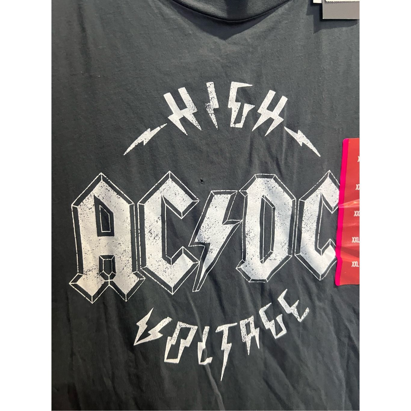 AC/DC AC/DC Grey T-Shirt Woman’s Size XXL NEW WITH FLAW Size XXL / US 16-18 / IT 52-54 - 2 Thumbnail