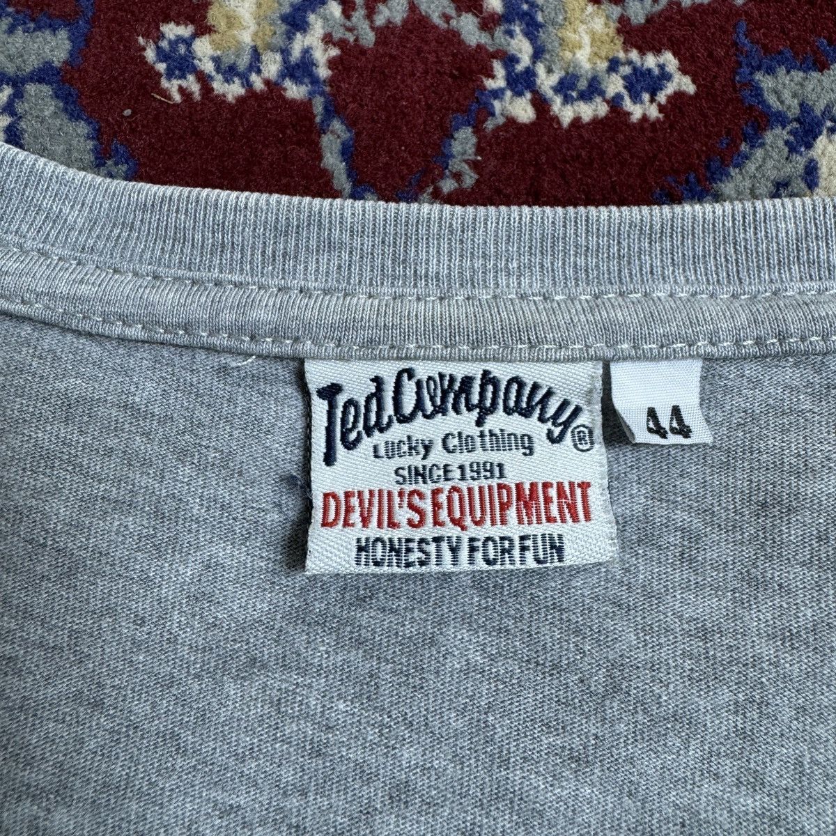 Tedman Ted company Reading & Riding Lucky Red Devil Y2K Motorcycle Size US L / EU 52-54 / 3 - 6 Thumbnail