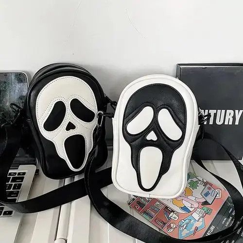 Designer × Japanese Brand Streetwear Unisex Leather Bag Punk Rock Horror Size ONE SIZE - 3 Thumbnail