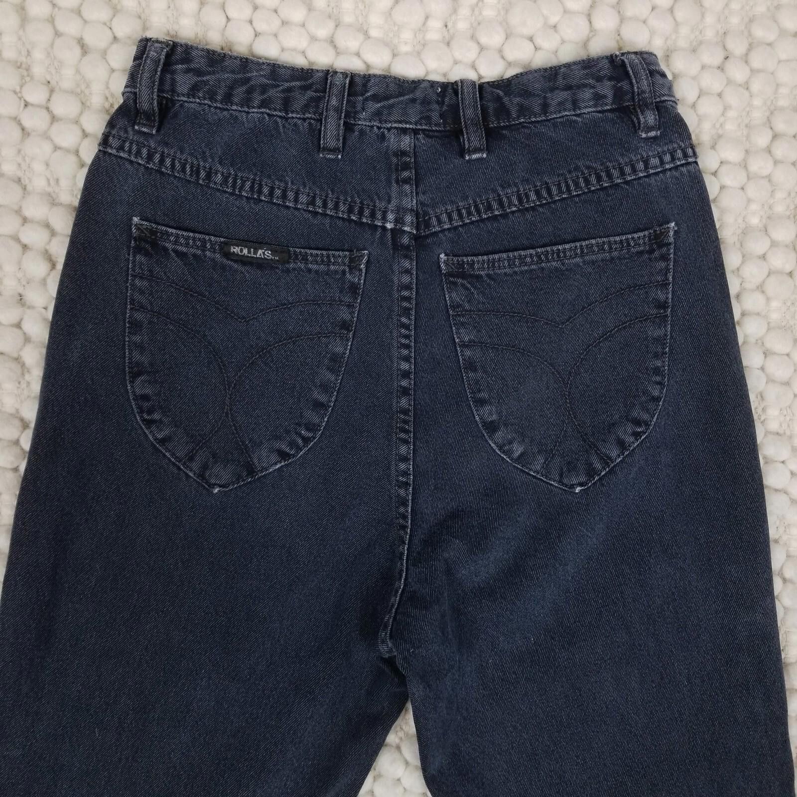 Rolla's Rolla's Dusters High Rise Relaxed Fit Jeans Dark Gray Sz 26 Size 26" / US 2 / IT 38 - 7 Thumbnail