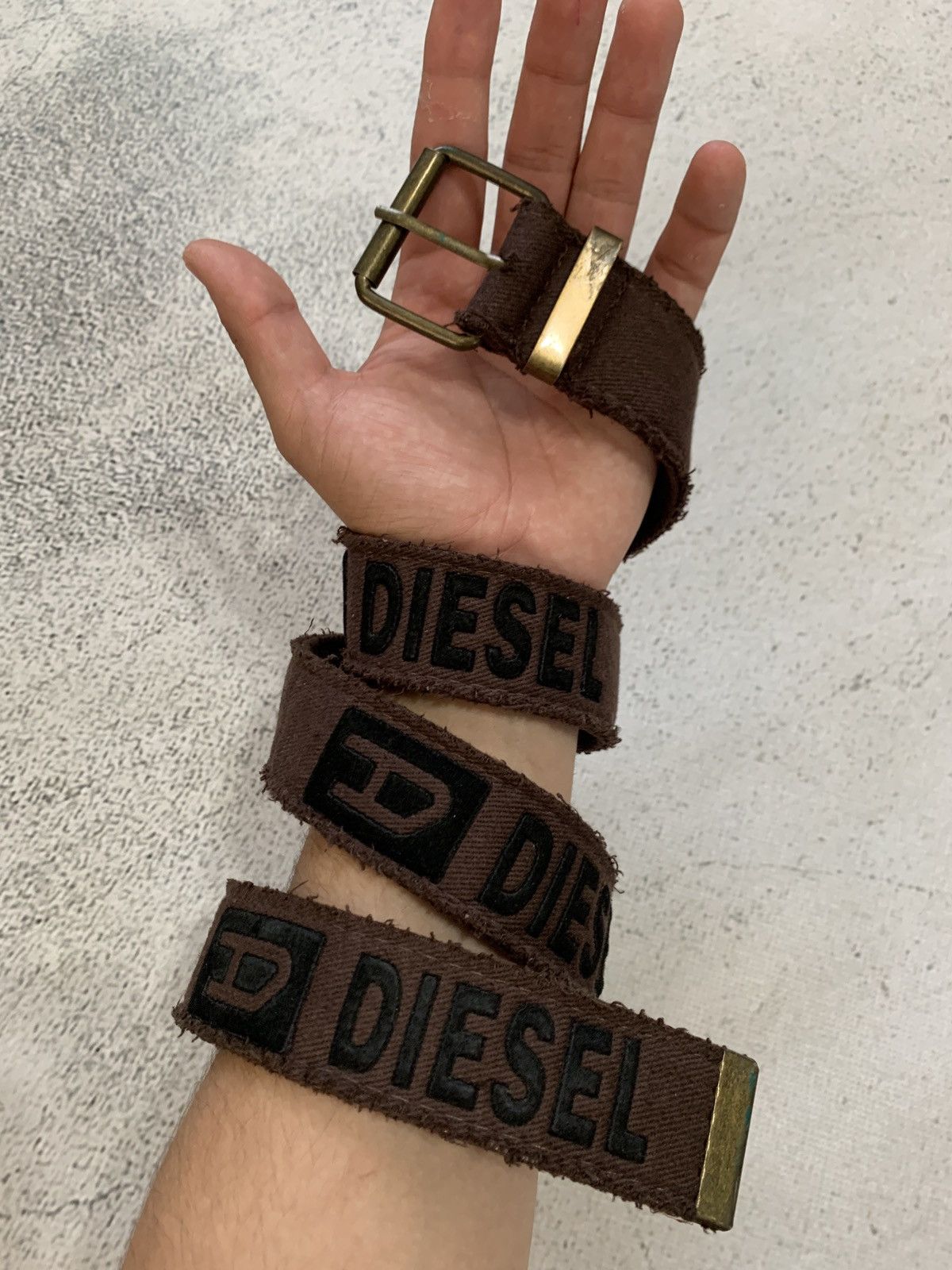 Diesel × Japanese Brand × Vintage Vintage diesel brown belt Size ONE SIZE - 1 Thumbnail