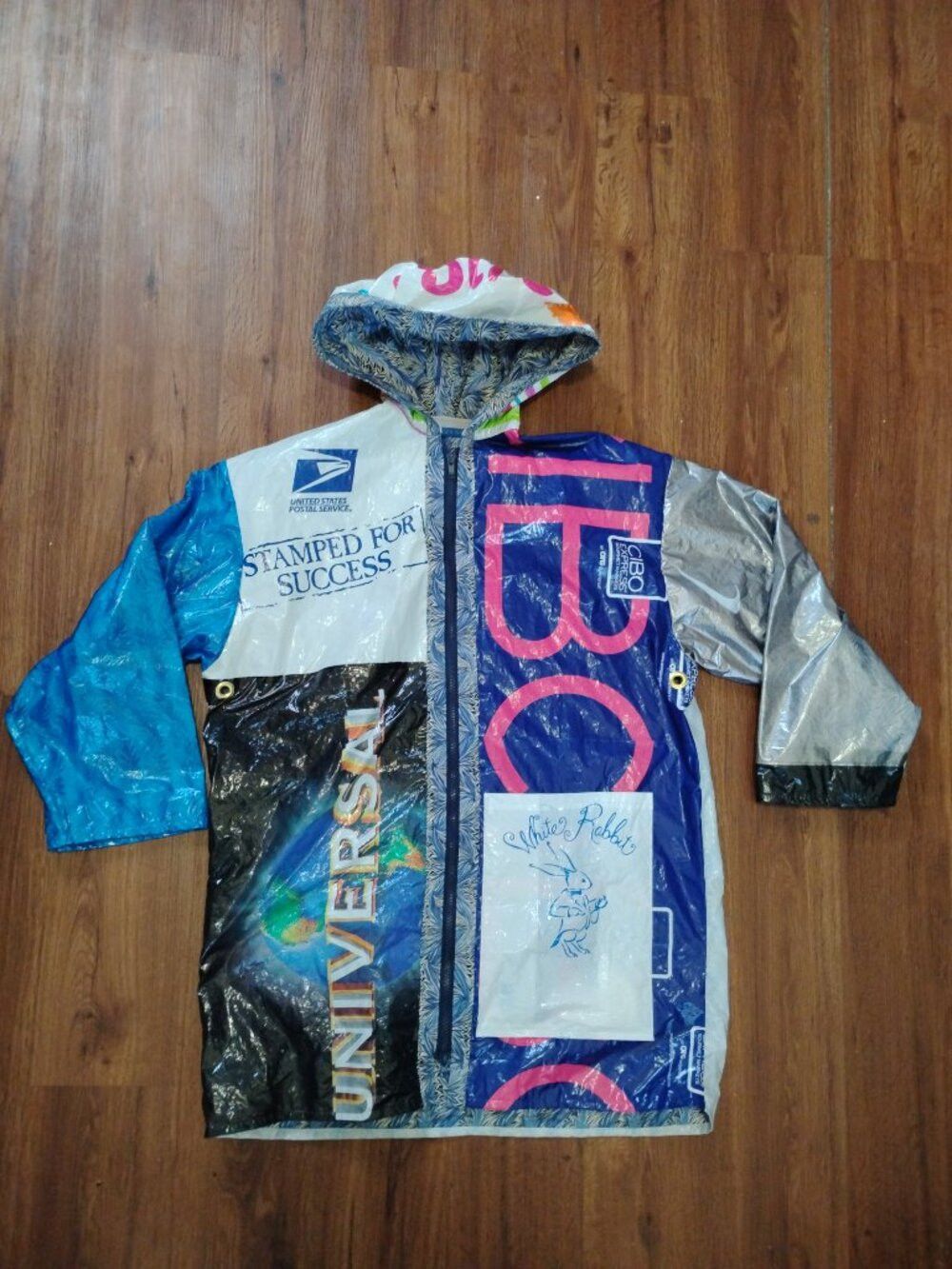 Other Jean Seu Nique Bag Lady Jacket Coat Upcycle Size XL / US 12-14 / IT 48-50 - 2 Thumbnail