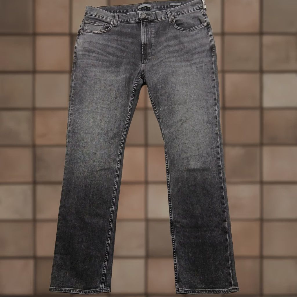 John Varvatos John Varvatos Jeans 38 Gray Black Wash JV701 Regular Fit Denim Shirt? Size US 38 / EU 54 - 1 Thumbnail