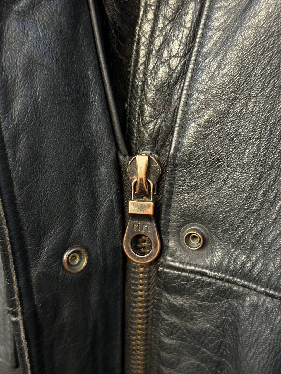 Genuine Leather VTG Moto Racing Jacket Leather Size M - L Y2K Riri Germany Size US M / EU 48-50 / 2 - 12 Thumbnail