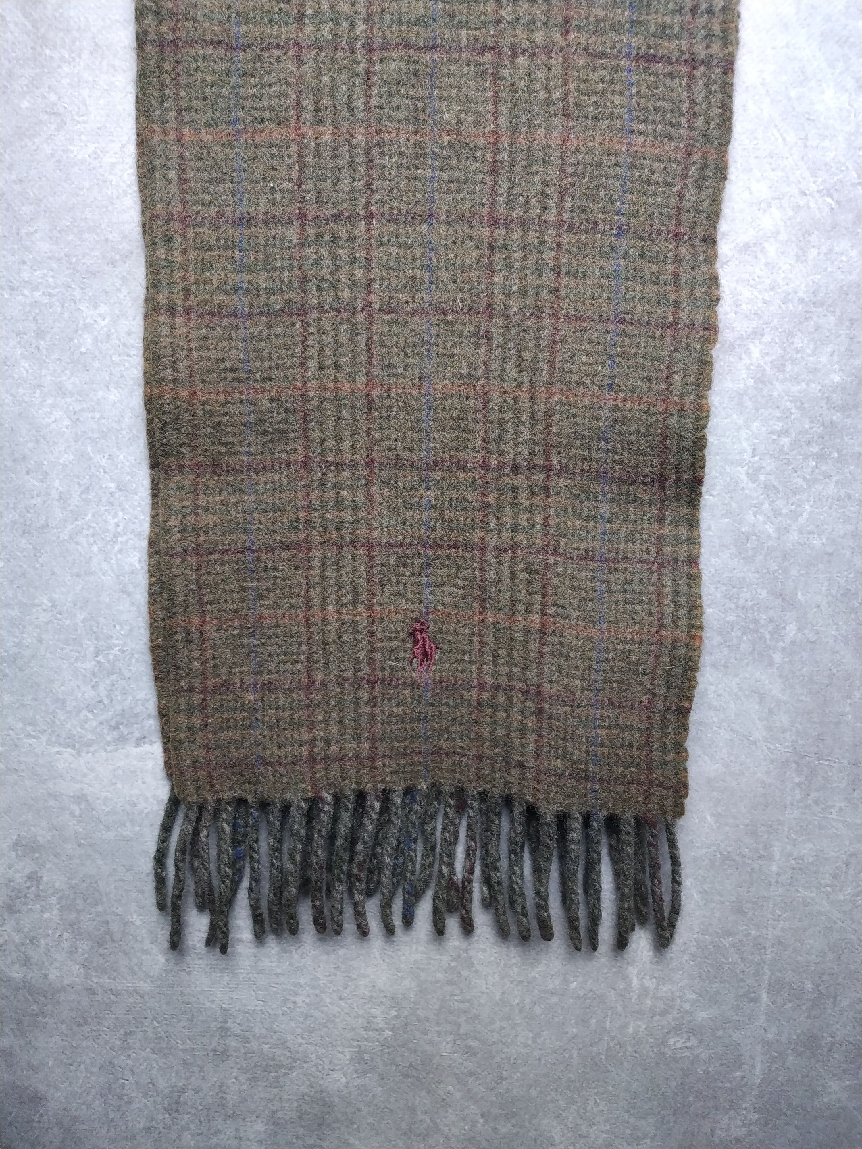 Polo Ralph Lauren Vintage Polo Ralph Lauren Scarf Wool Scarves Size ONE SIZE - 2 Thumbnail