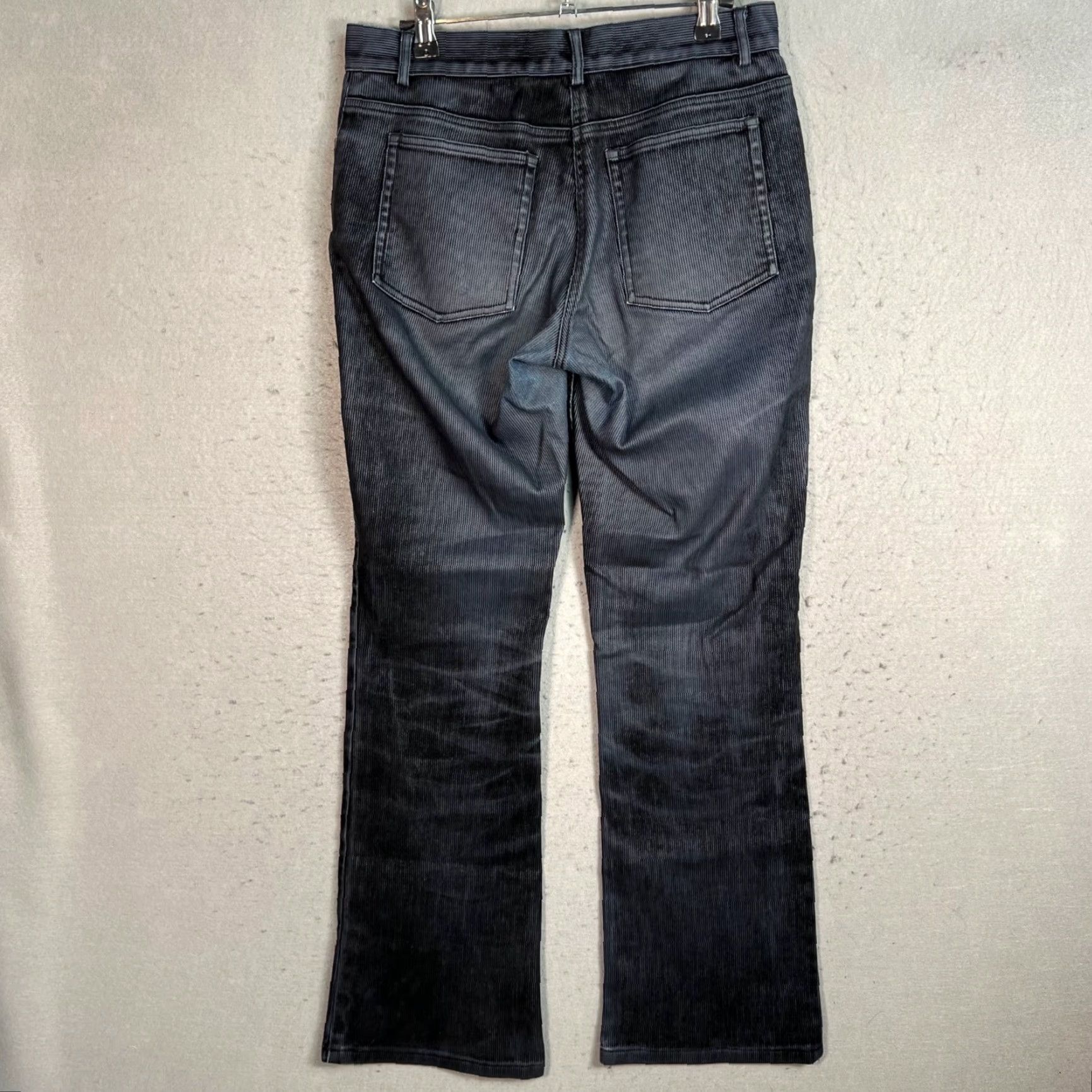 Elie Tahari Elie Tahari Womens Pants Bootcut Corduroy Blue Size 6 Size 28" / US 6 / IT 42 - 2 Thumbnail