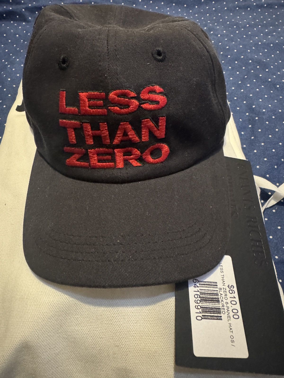 Enfants Riches Deprimes NWT Enfants Riches Deprimes ERD Less Than Zero Cap Hat OS Size ONE SIZE - 1 Thumbnail