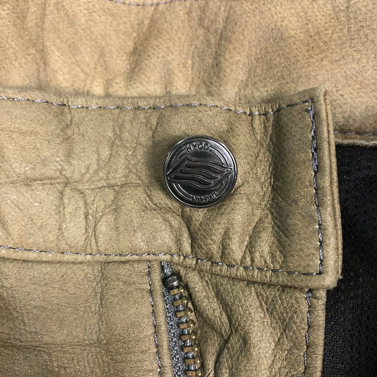 Genuine Leather 🔥90’s Vintage Biker Leather Pants Japan Made Size US 36 / EU 52 - 12 Thumbnail