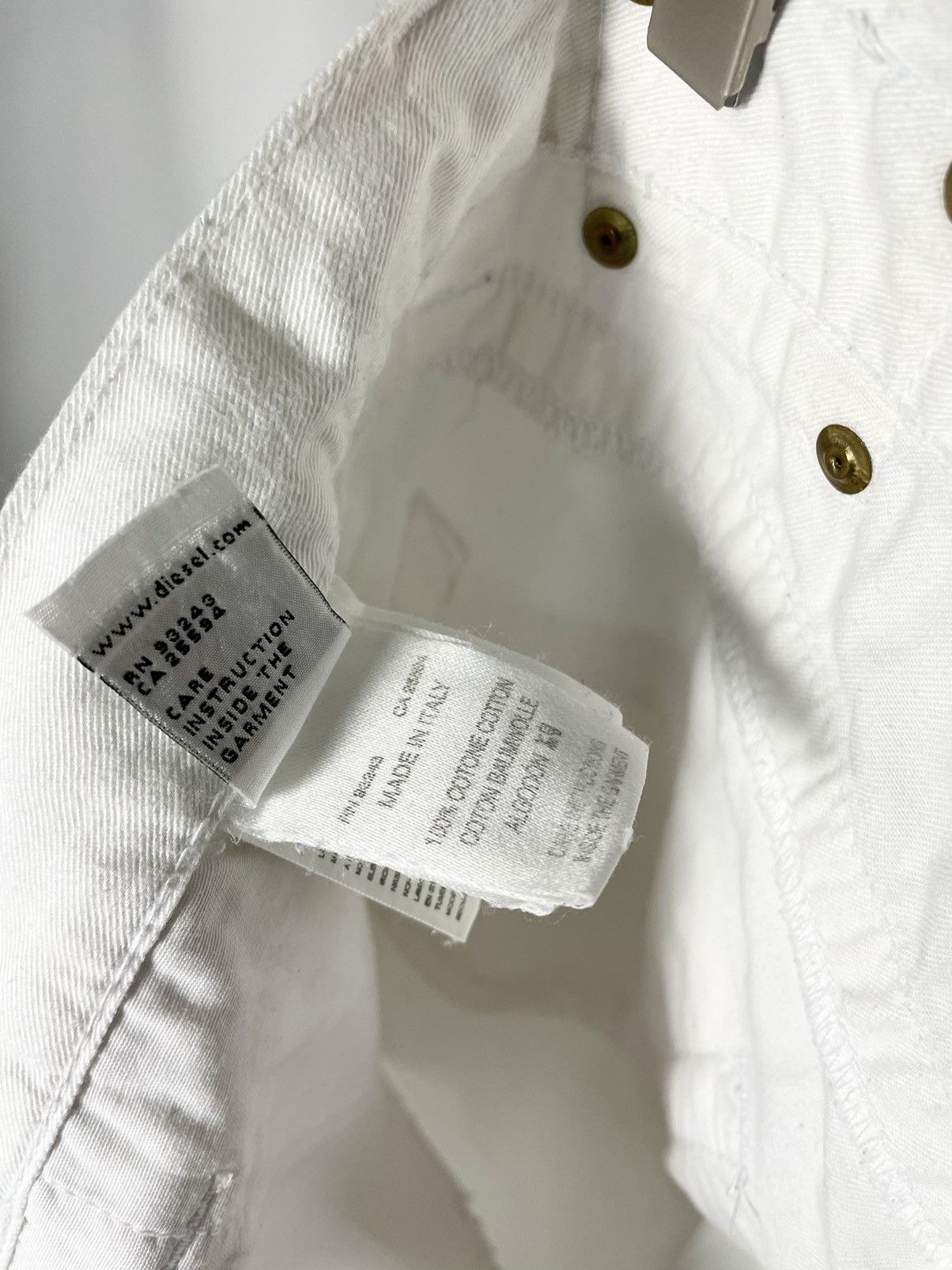 Diesel Diesel Vintage Patchwork White Denim Reworked Jeans Pants Size US 34 / EU 50 - 18 Thumbnail