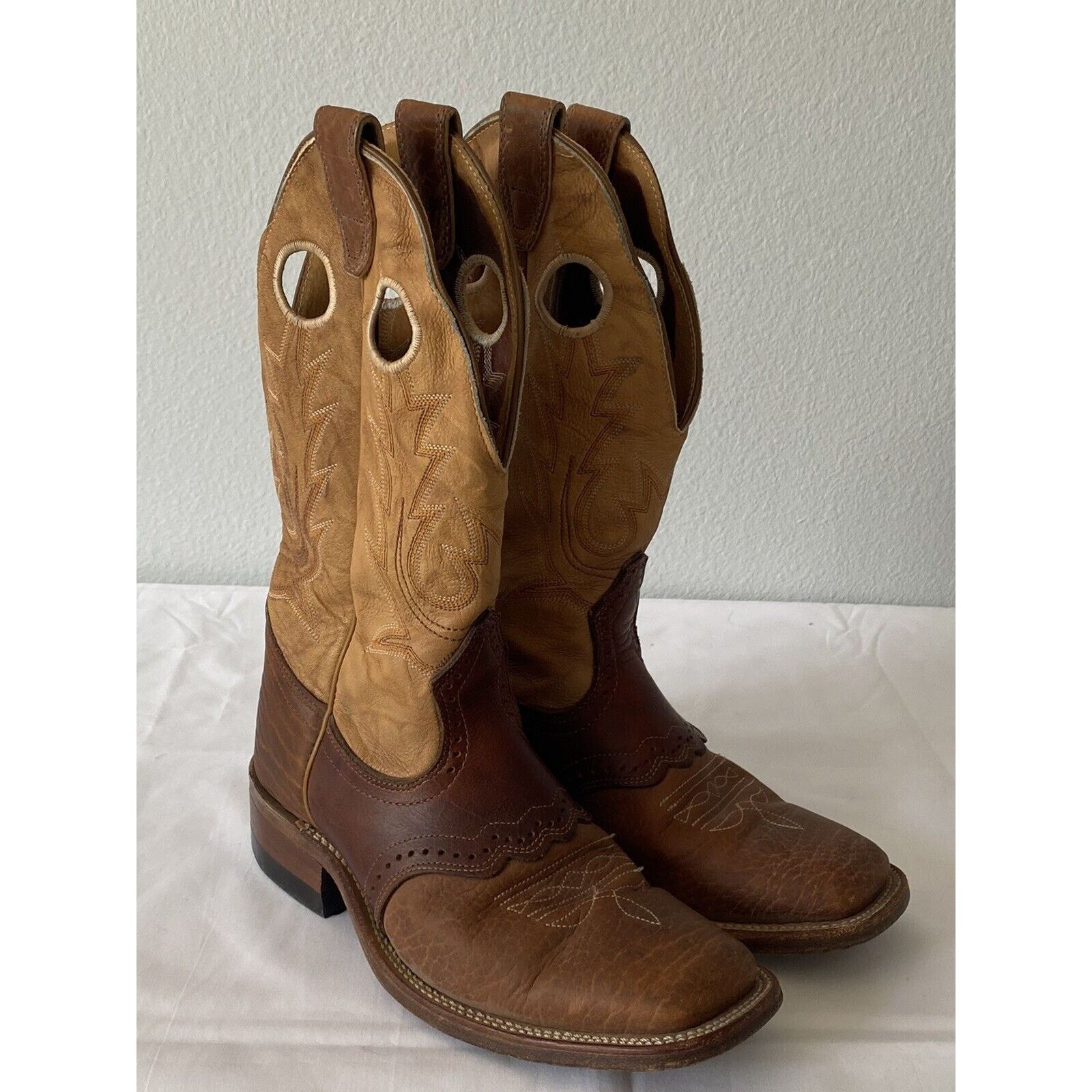Boulet Boulet Hand Made/Tooled Cowgirl Square Toe Women's Size 6 Size US 7.5 / IT 37.5 - 4 Thumbnail