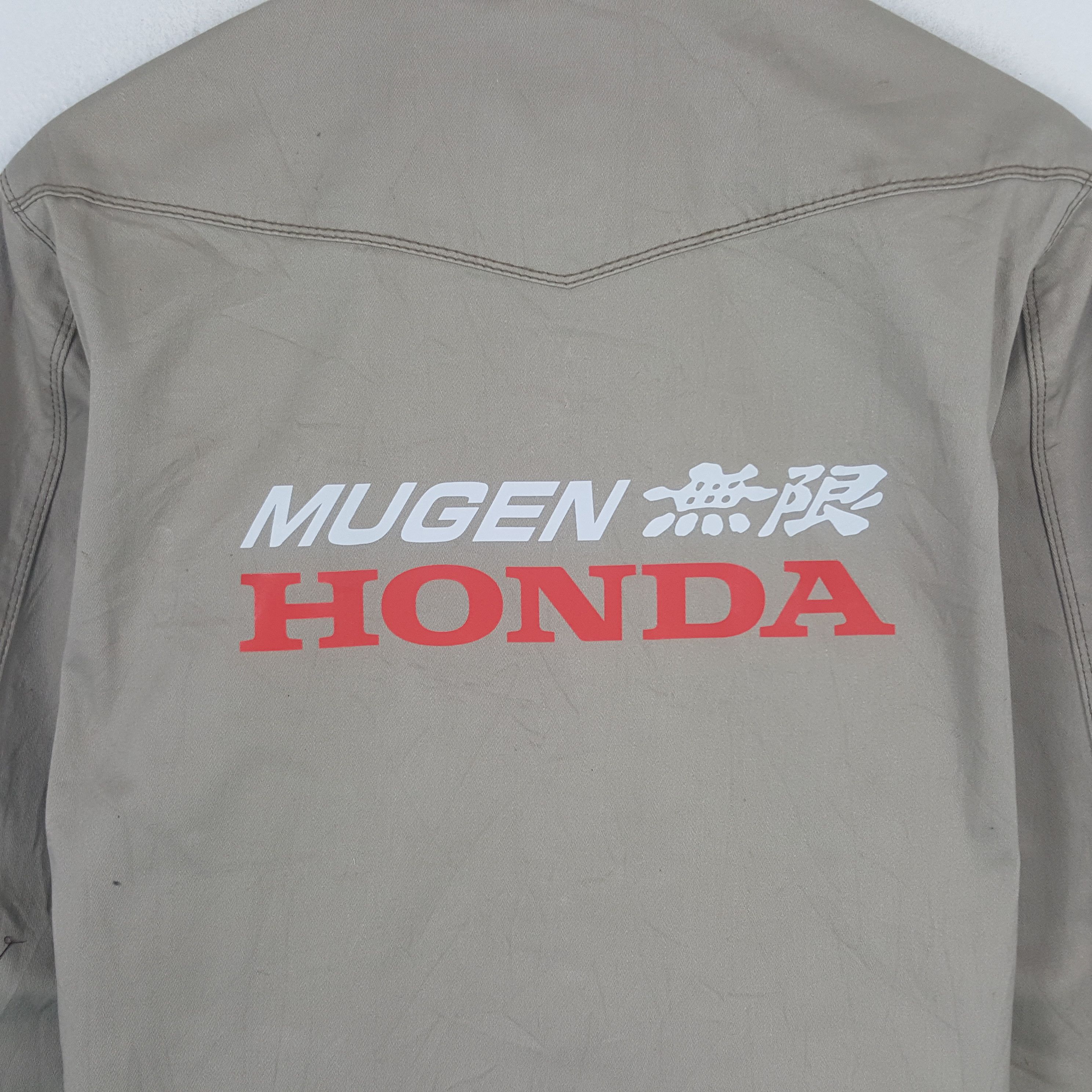 Honda × Japanese Brand × Vintage Vintage Mugen Honda Custom Worker Japan Button Clip Jacket Size US S / EU 44-46 / 1 - 2 Thumbnail