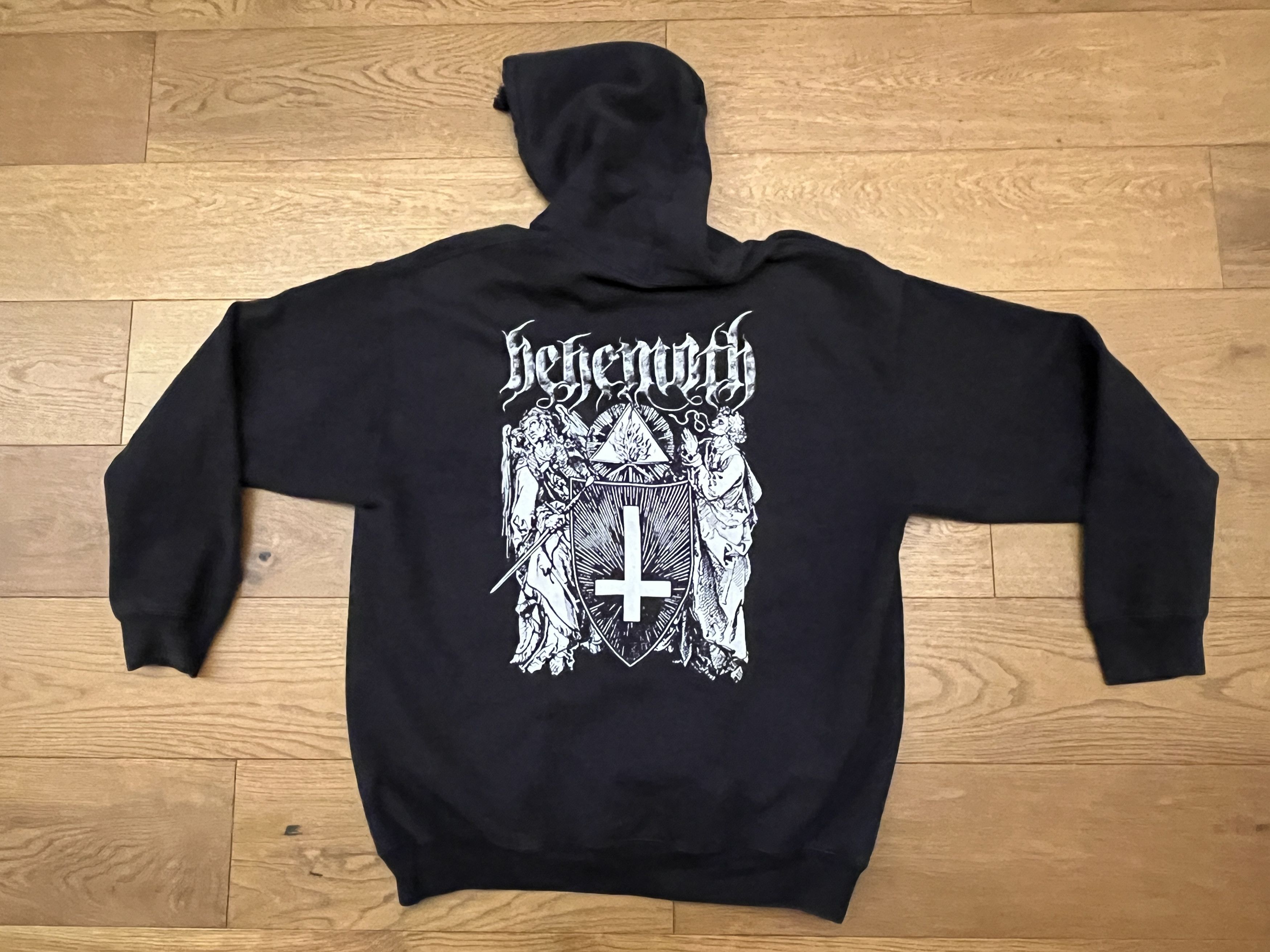 Vintage Behemoth The Satanist Band Hoodie Trinity Sigil Large Size US XL / EU 56 / 4 - 5 Thumbnail