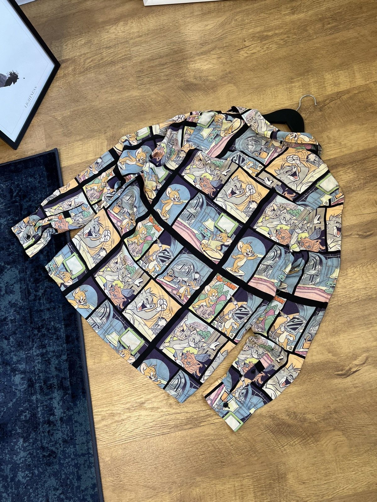 Asos Viscose Shirt with Tom & Jerry prints Size US M / EU 48-50 / 2 - 1 Thumbnail