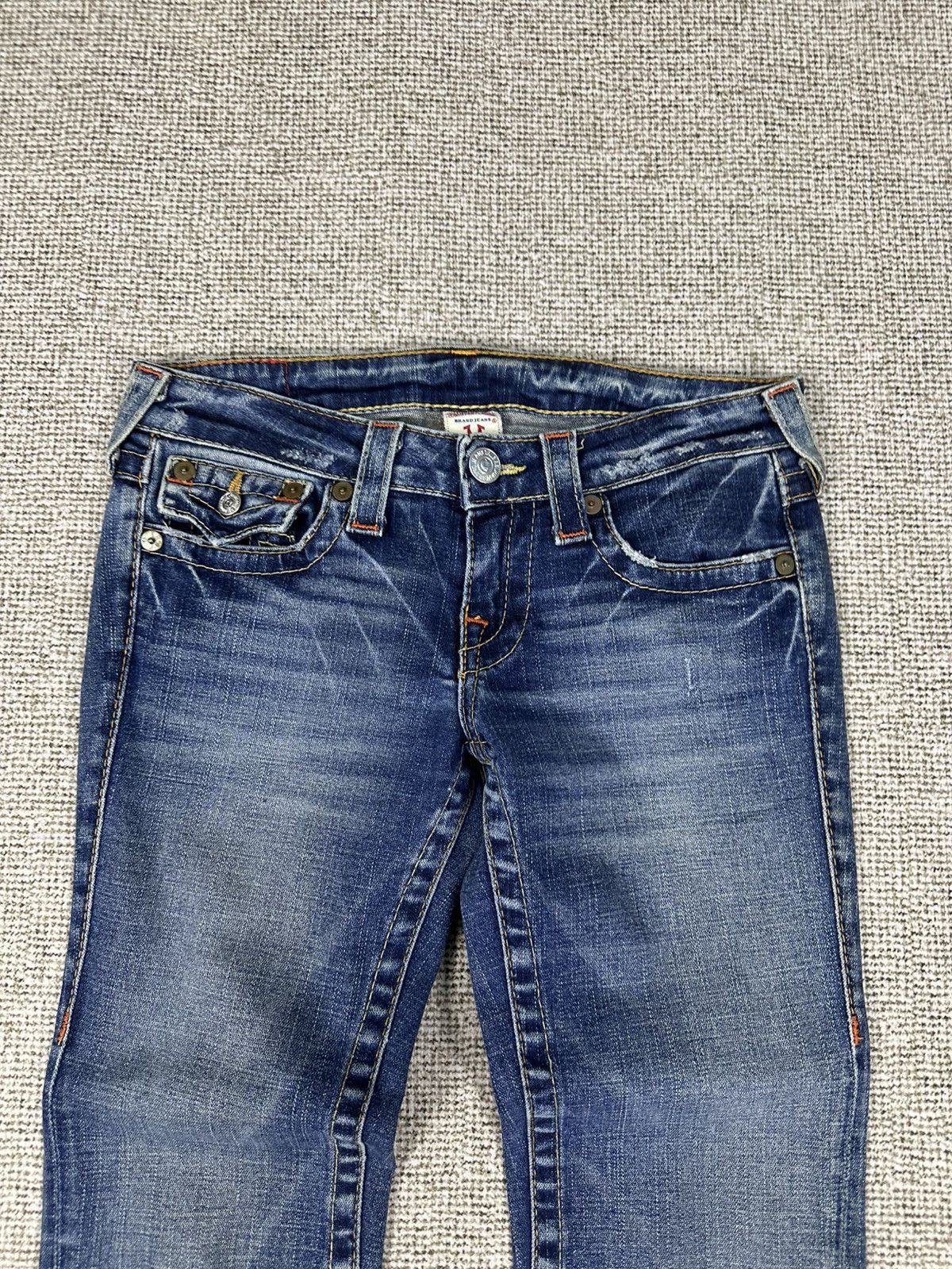 True Religion Y2K True Religion "Joey" Flare Usa Denim 27x32 D739 Size 27" / US 4 / IT 40 - 4 Thumbnail