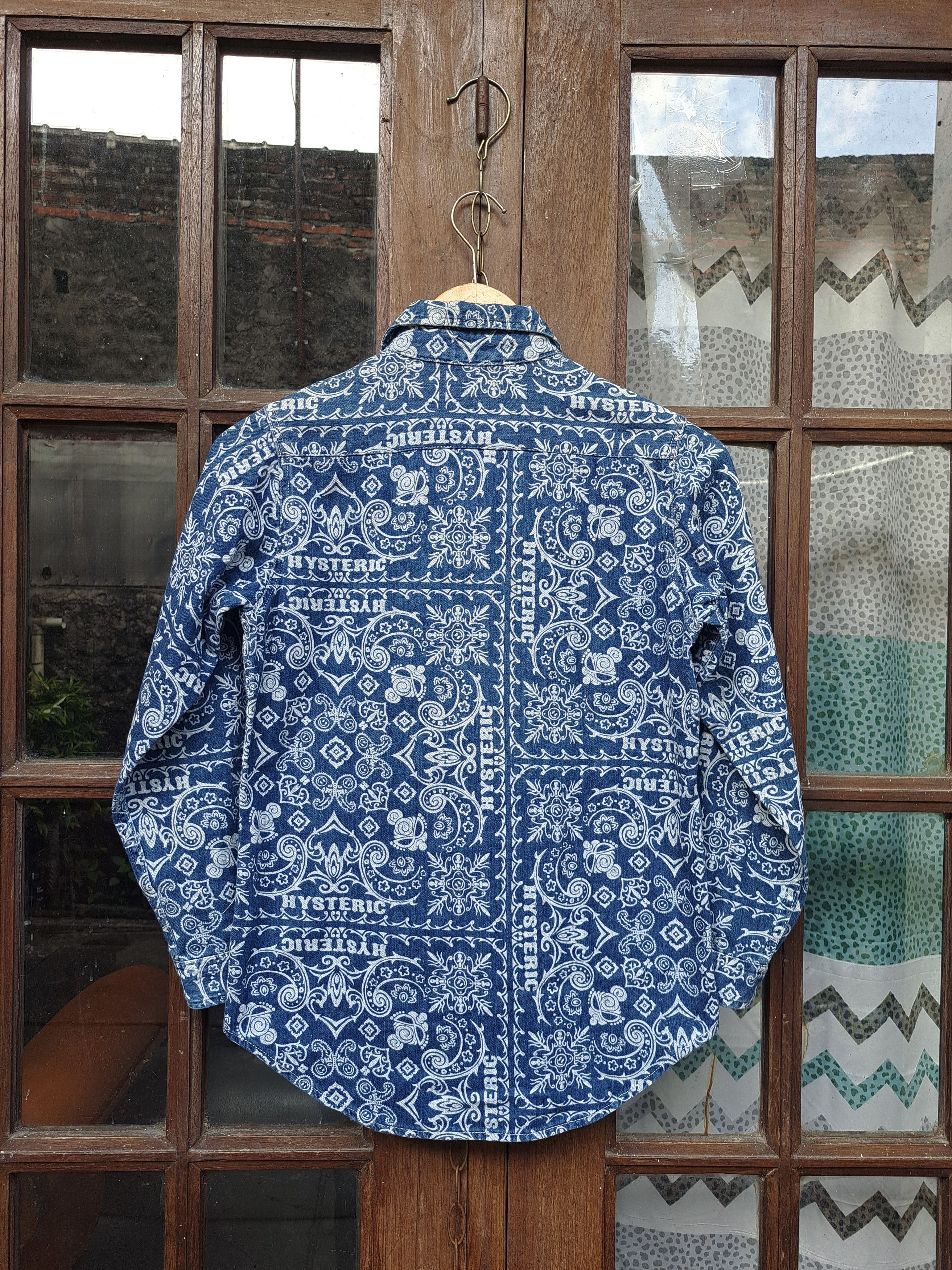 Hysteric Glamour × If Six Was Nine × Japanese Brand Boys Kids Hysteric Glamour Paisley Button Up Shirts Size US M / EU 48-50 / 2 - 5 Thumbnail