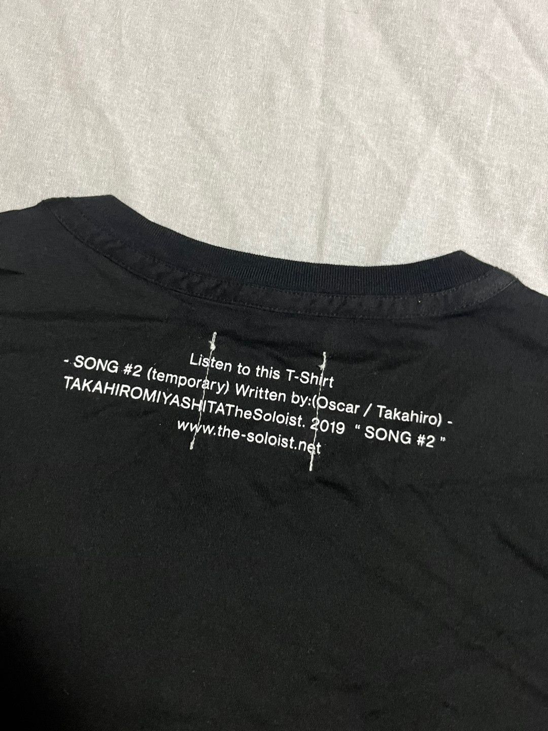 Takahiromiyashita The Soloist. ss19 'SONG' short sleeve t shirt Size US S / EU 44-46 / 1 - 5 Thumbnail