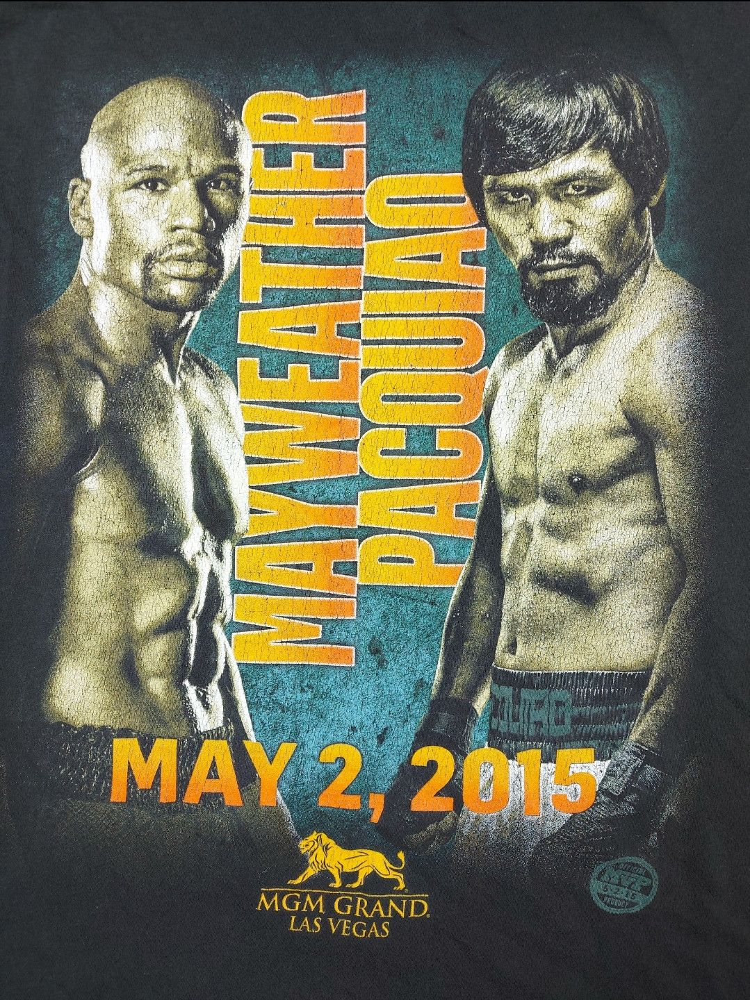 UFC Floyd Mayweather vs Manny Pacquiao 2015 Boxing Match TEE Size US L / EU 52-54 / 3 - 2 Thumbnail