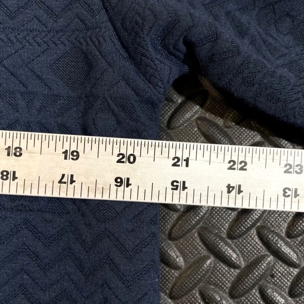 Vintage UNC North Carolina Aztec Print Athletic Women's L Navy 1/4 Zip Sweatshirt Size L / US 10 / IT 46 - 7 Thumbnail
