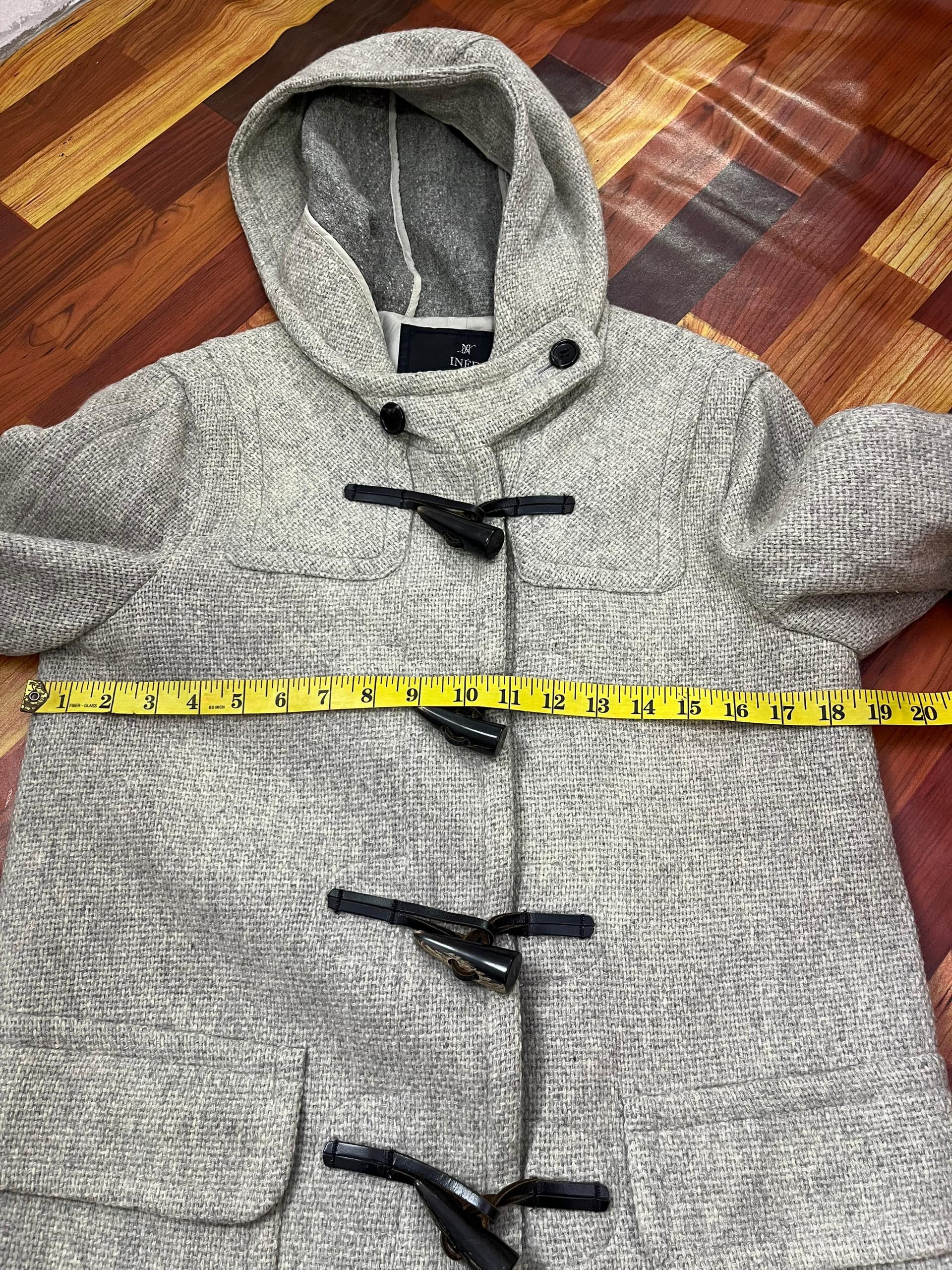 Yohji Yamamoto INED Yohji Yamamoto Japan Wool Hooded Duffle Coat Size S / US 4 / IT 40 - 11 Thumbnail