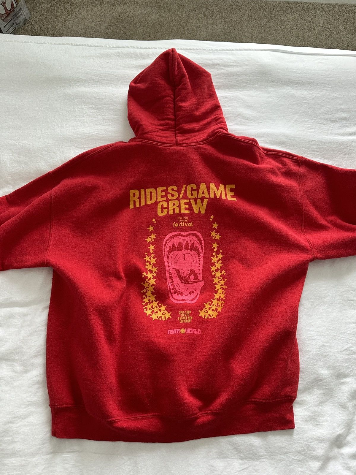 Travis Scott TRAVIS SCOTT Astroworld 2021 Festival STAFF CREW HOODIE Size US XL / EU 56 / 4 - 3 Thumbnail