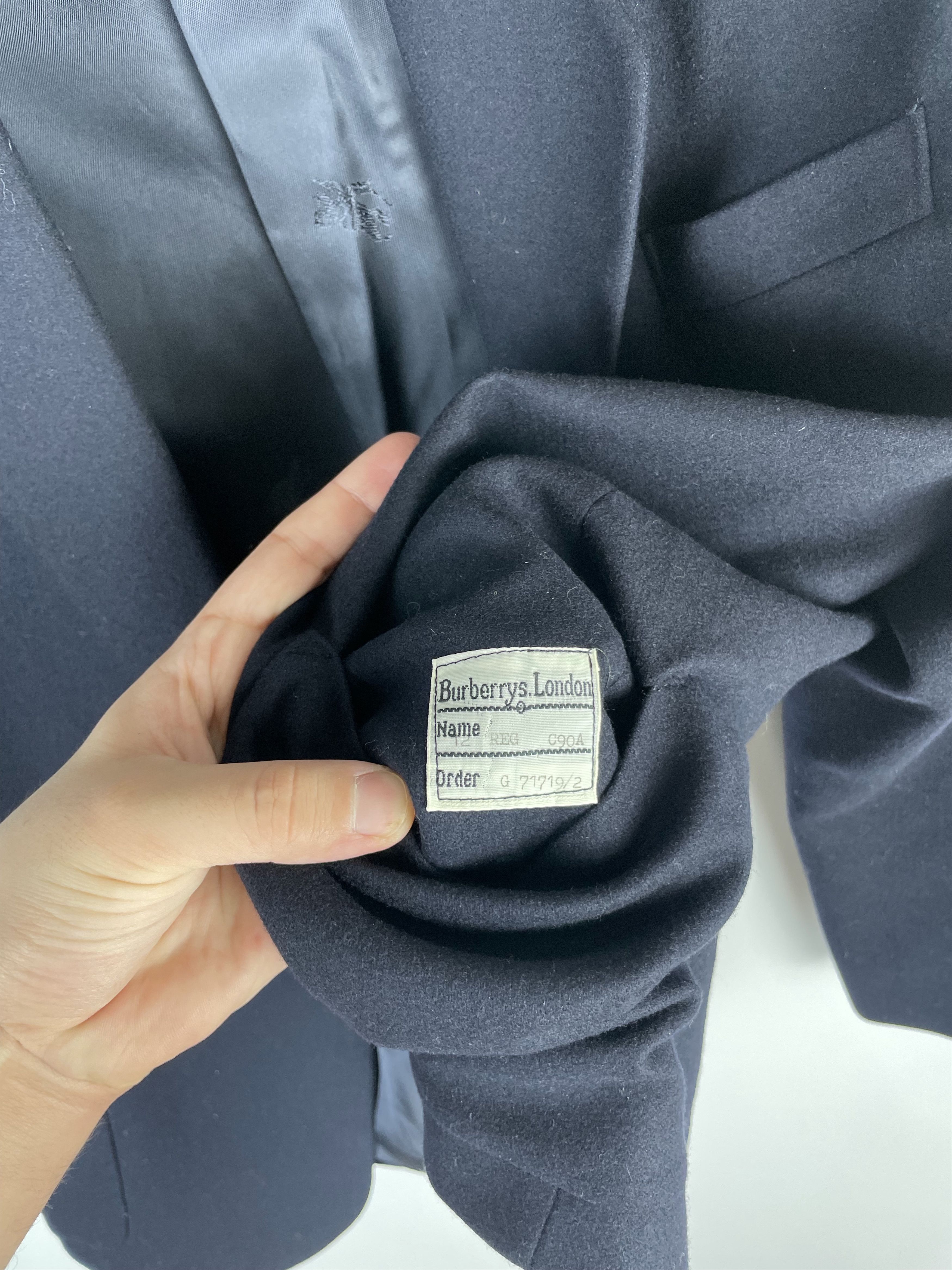 Burberry × Vintage Burberry vintage blazer women Size M / US 6-8 / IT 42-44 - 11 Thumbnail