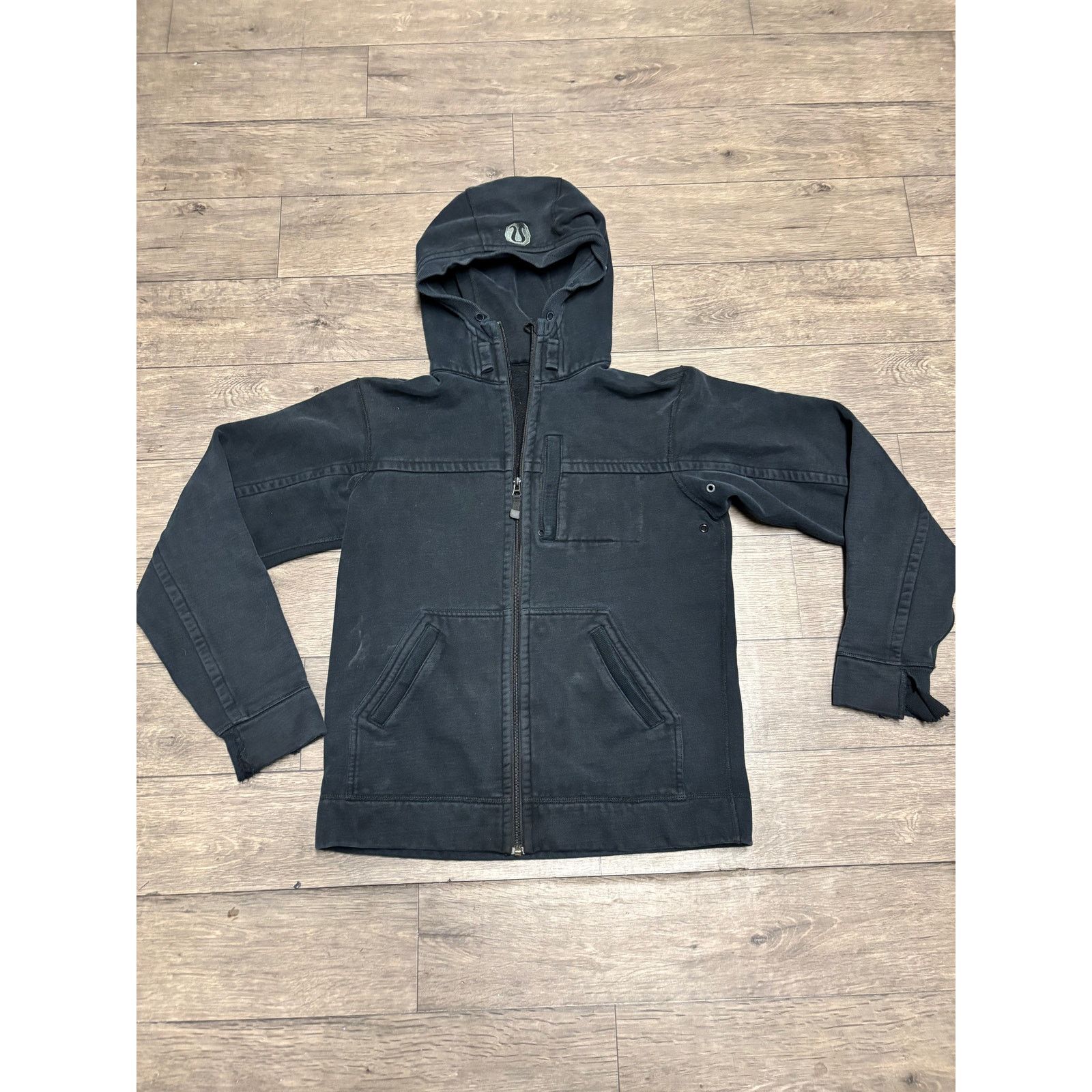 Designer × Lululemon Lululemon Black Full Zip Hoodie Sz L Women Size L / US 10 / IT 46 - 1 Thumbnail