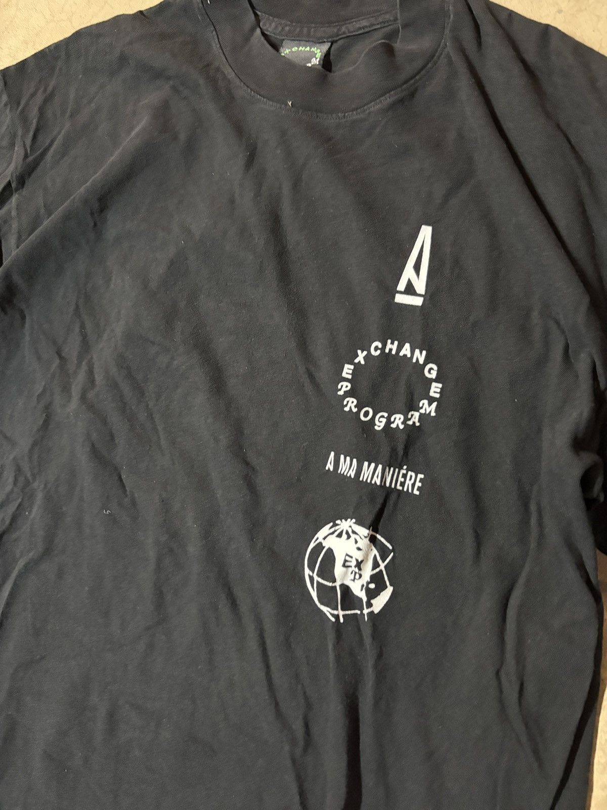 A Ma Maniere A Ma Maniere x Exchange Program Made In USA Tee Shirt Black Size US L / EU 52-54 / 3 - 2 Thumbnail
