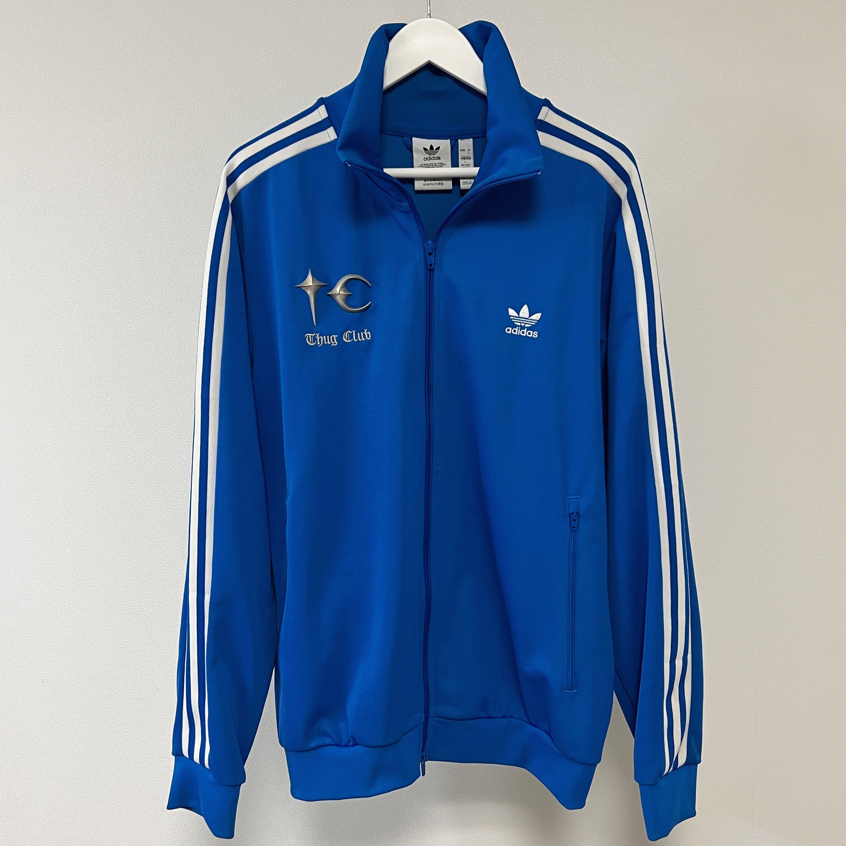 Adidas × Thug Club Thug Club Adidas Dragon Beckenbauer Track Top Blue Size US XXL / EU 58 / 5 - 4 Thumbnail