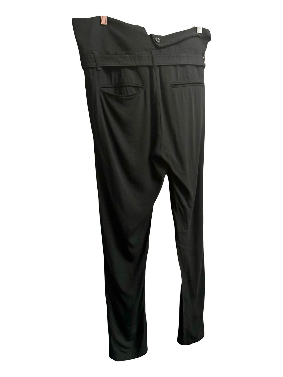 Ann Demeulemeester ann demeulemeester asymmetrical black wool pants 36 fr Size 26" / US 2 / IT 38 - 4 Thumbnail