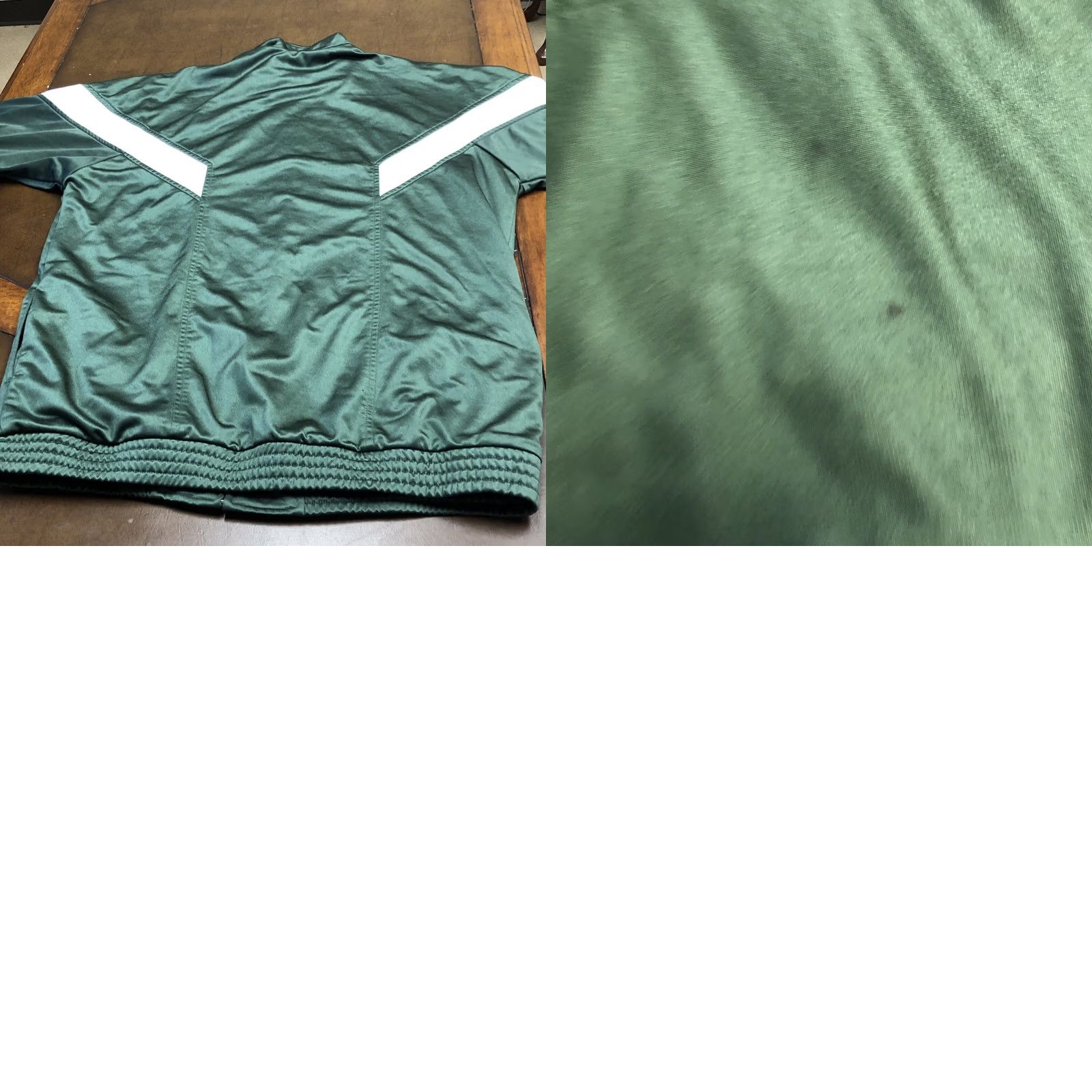 Nike Nike Air Vintage Full Zip Warm Up Jacket XL Green White Silver Tag Baggy Hip Hop Mens XL Green White Silver Tag Baggy Hip Hop Size US XL / EU 56 / 4 - 8 Thumbnail