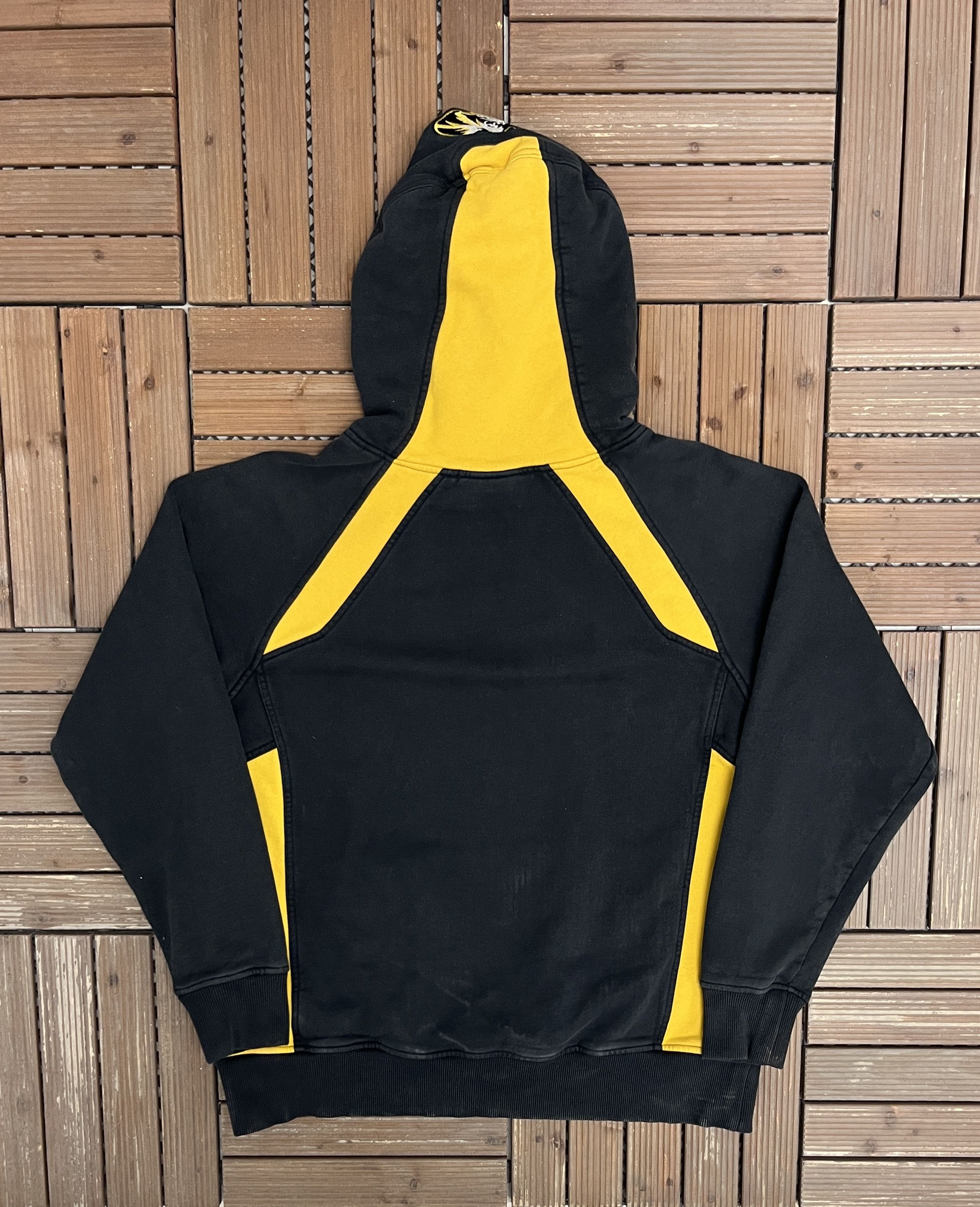 Nike × Vintage Mizzou Tigers Vintage Nike Black Hoodie Sweater Size US M / EU 48-50 / 2 - 4 Thumbnail