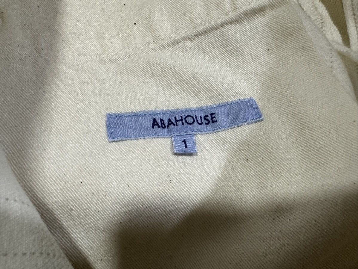 5351 POUR LES HOMMES 🔥Y2K Archived Abahouse Flared Denim Bootcut White Striped Size US 31 - 9 Thumbnail