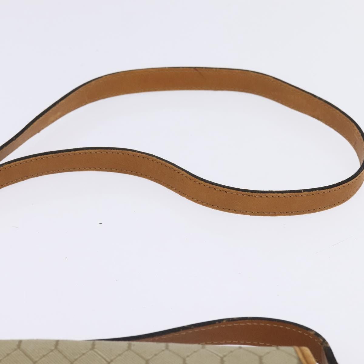 Dior DIOR Honeycomb Canvas Shoulder Bag Pvc Beige Gold Size ONE SIZE - 8 Thumbnail