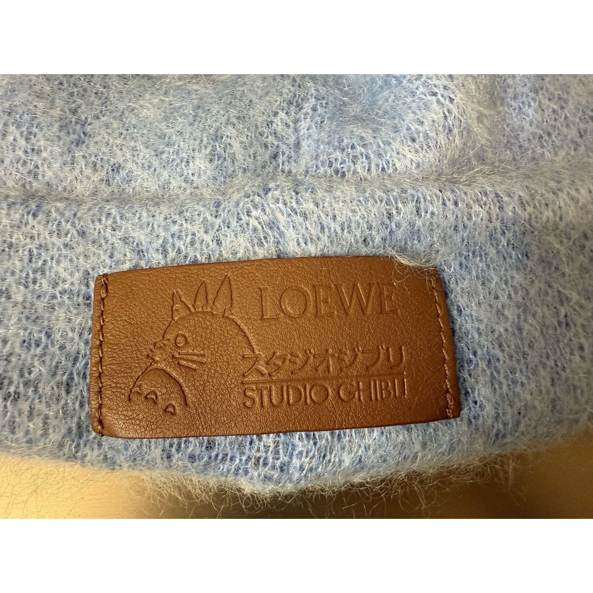 Loewe Loewe X Studio Ghibli Totoro Beanie Hat Blue Camouflage Eyes Size ONE SIZE - 9 Thumbnail