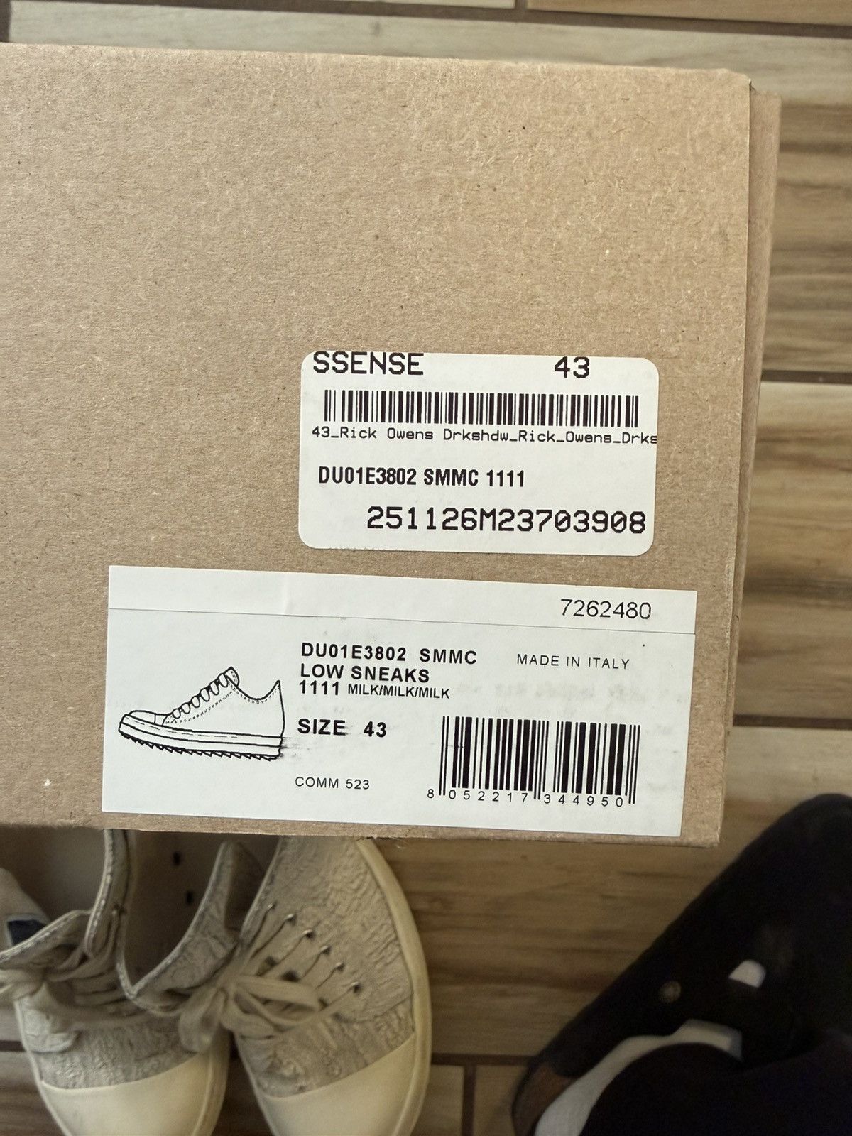 Rick Owens Rick Owens crackpaint ramones Size US 10 / EU 43 - 7 Thumbnail