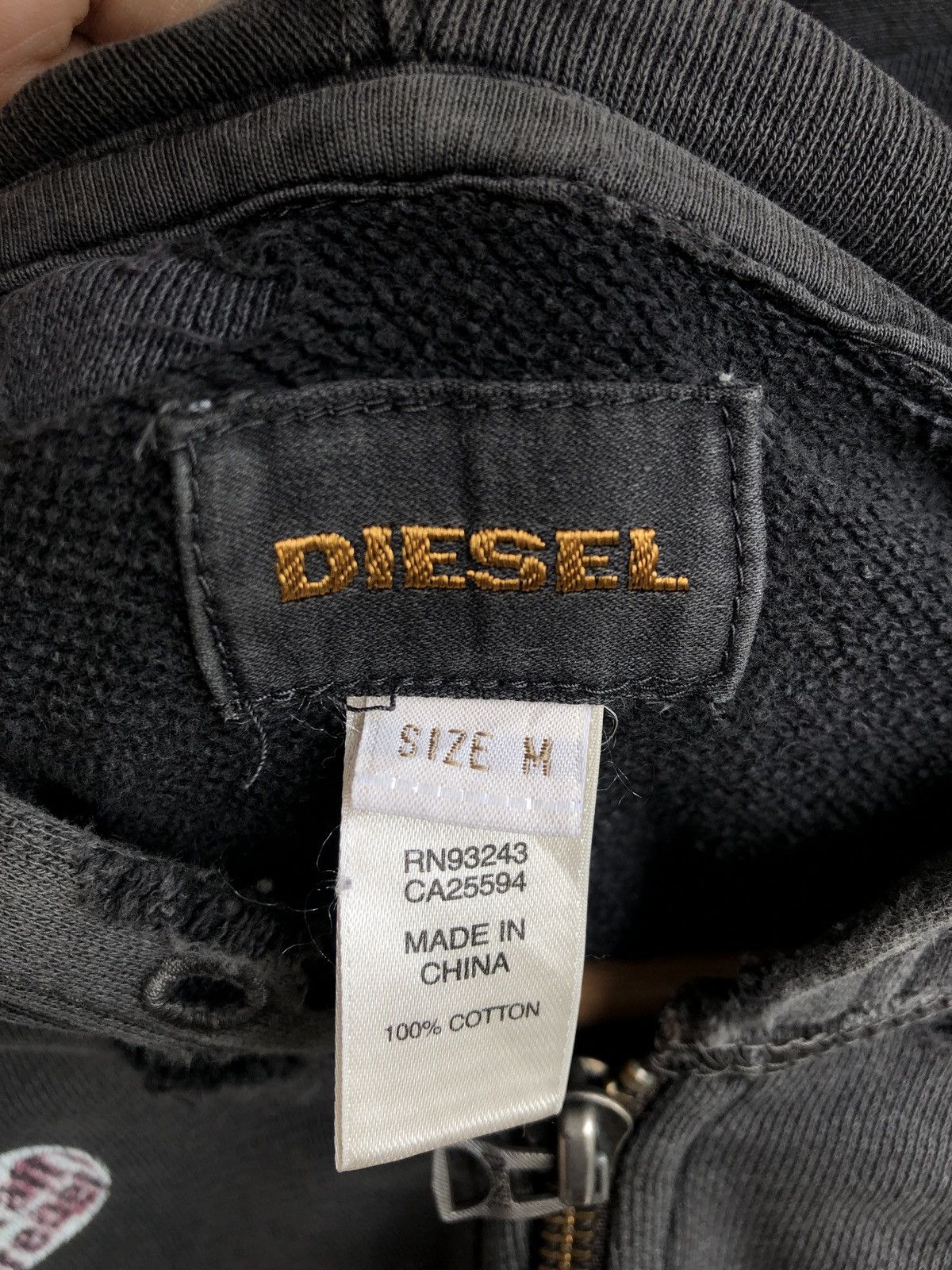 Diesel Vintage Diesel Patch Work Distressed Hoodies/ Travis Scott Size US M / EU 48-50 / 2 - 3 Thumbnail