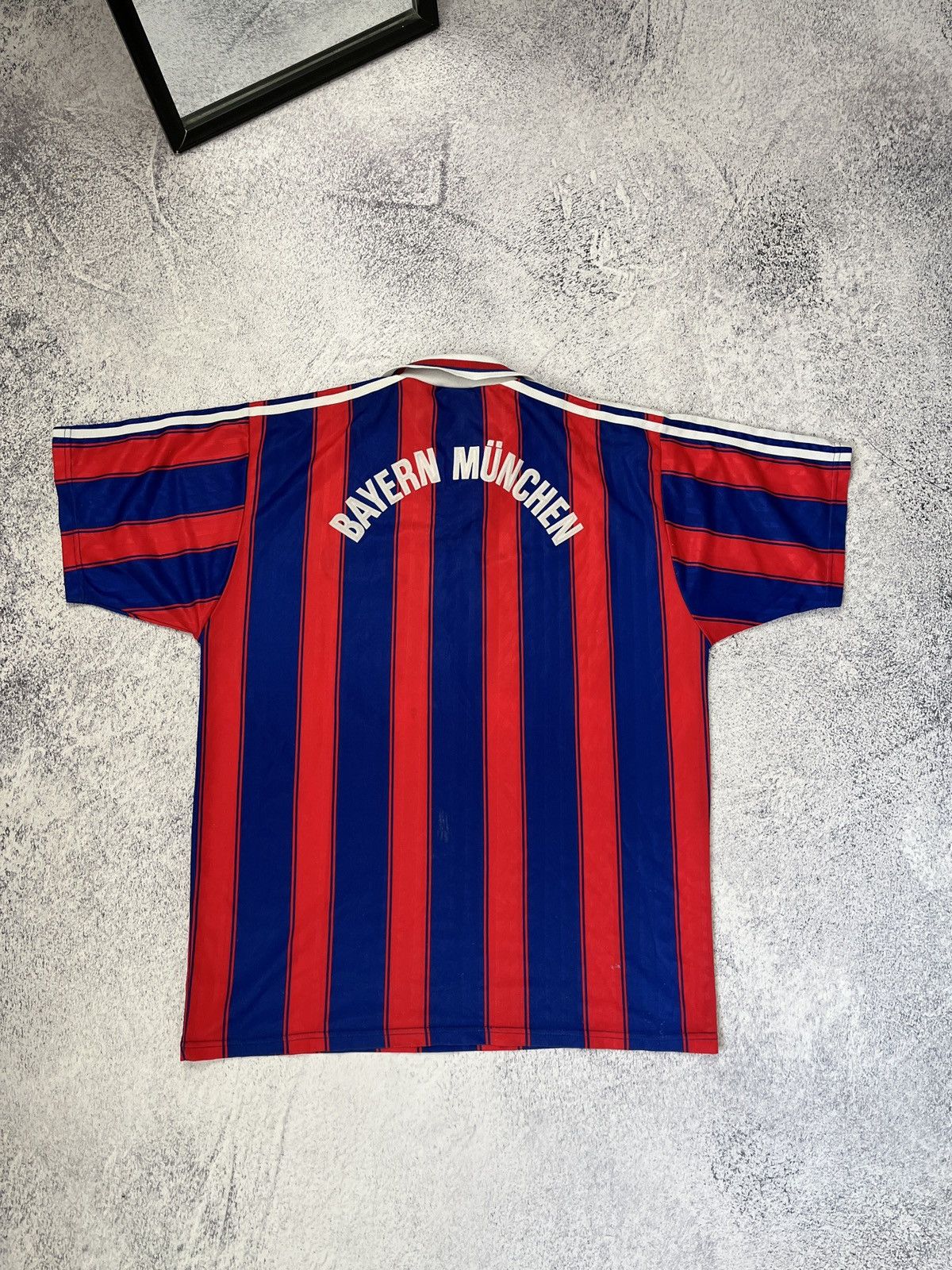 Adidas Vintage Adidas Bayern Munich 1995/96 Home Socer Jersey Rare Size US L / EU 52-54 / 3 - 15 Thumbnail